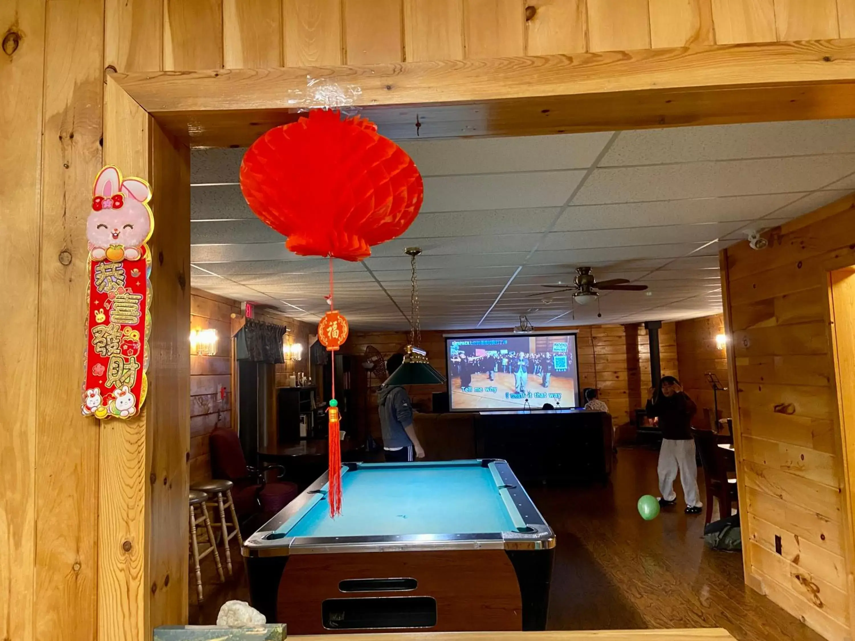 Billiards in Madawaska Lodge