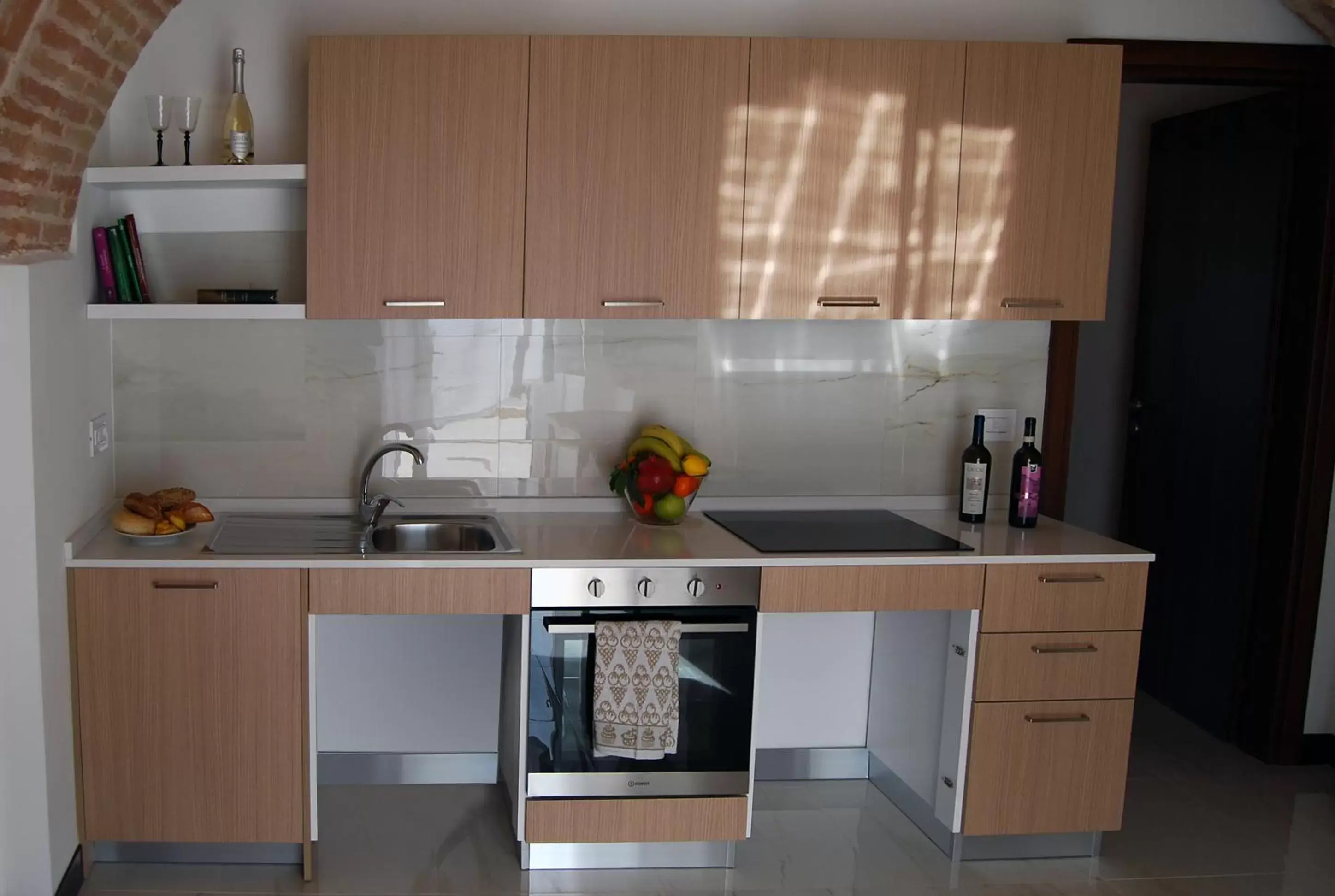 Dining area, Kitchen/Kitchenette in Residence Borgo Offida