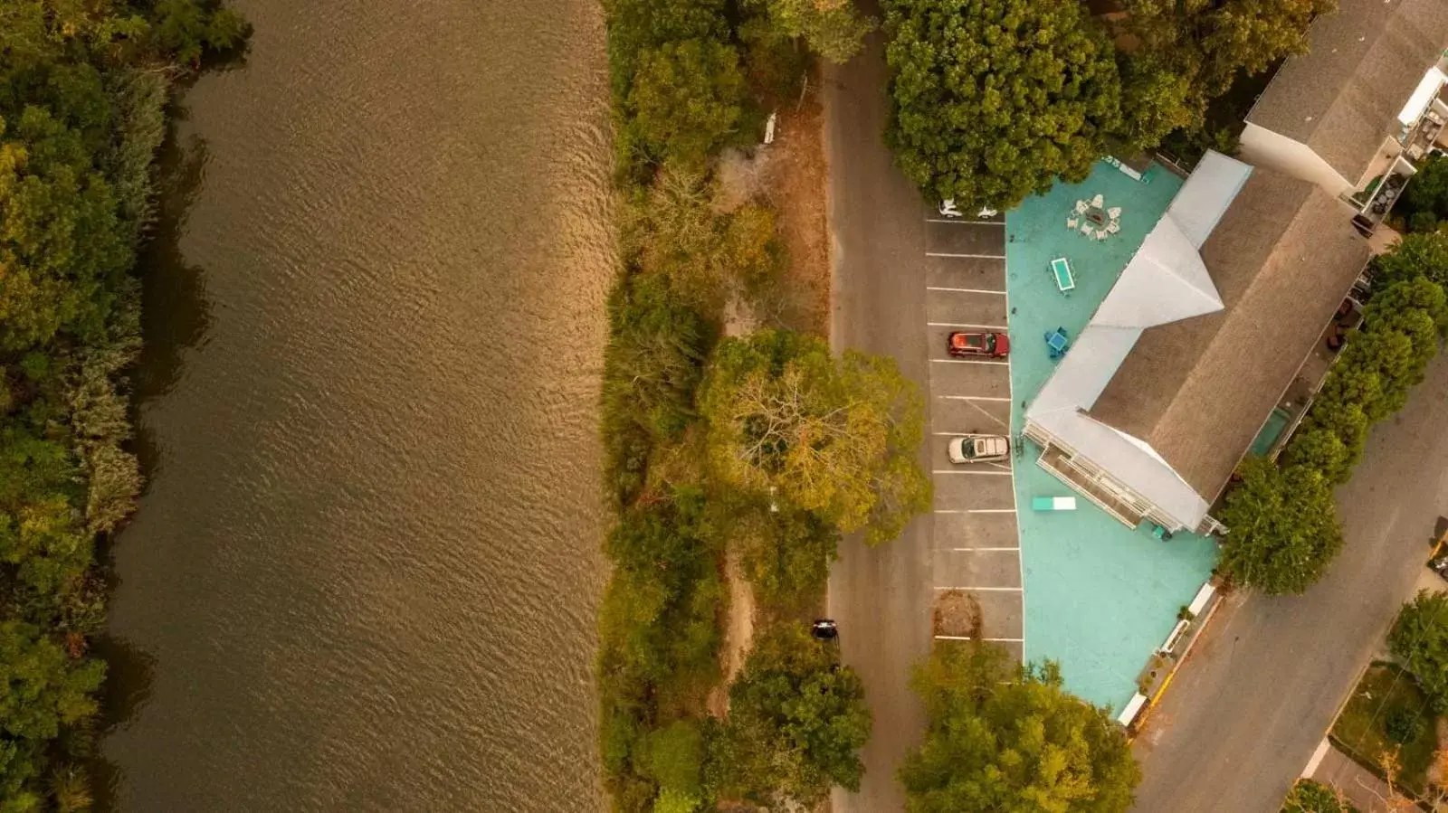 Property building, Bird's-eye View in Canalside Inn