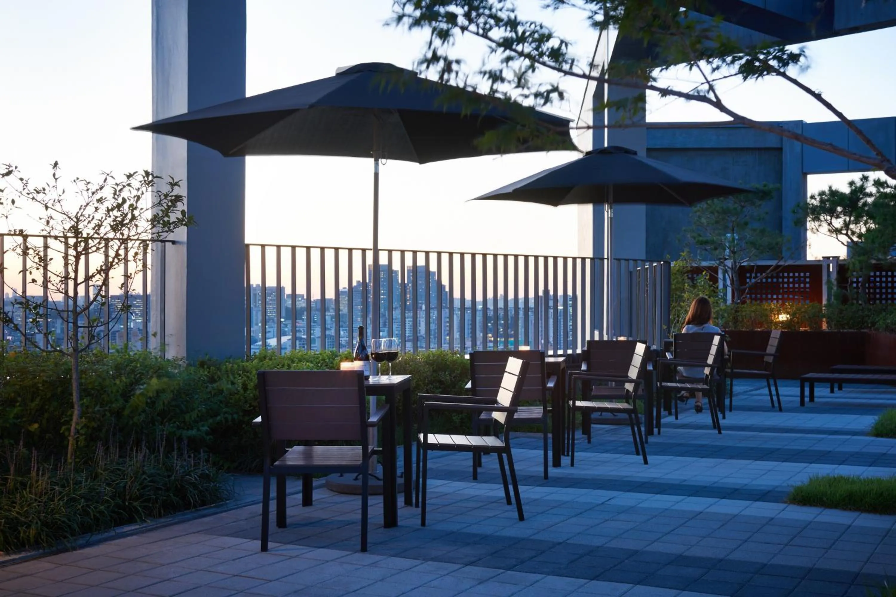 Balcony/Terrace in Hotel Peyto Gangnam