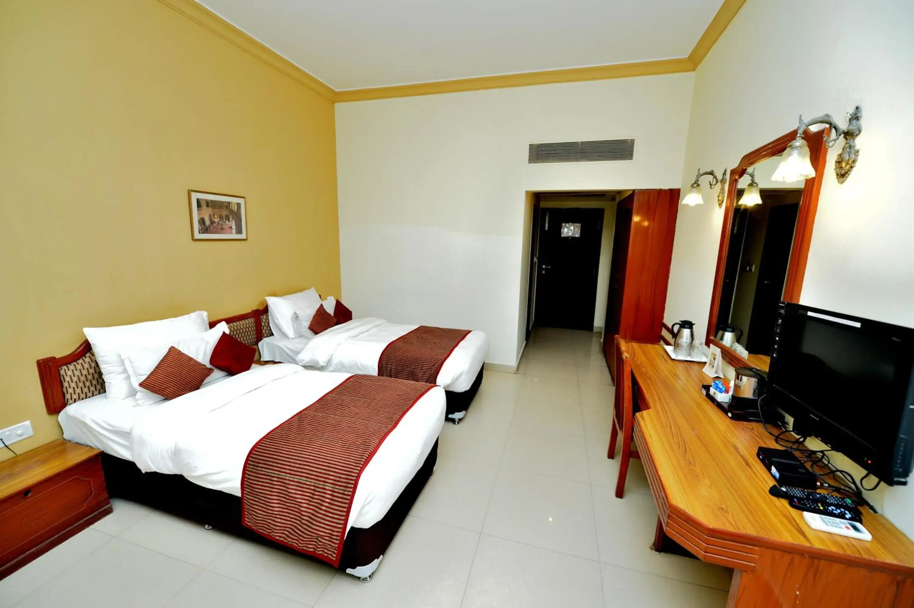 Bed in Hotel Vishnupriya
