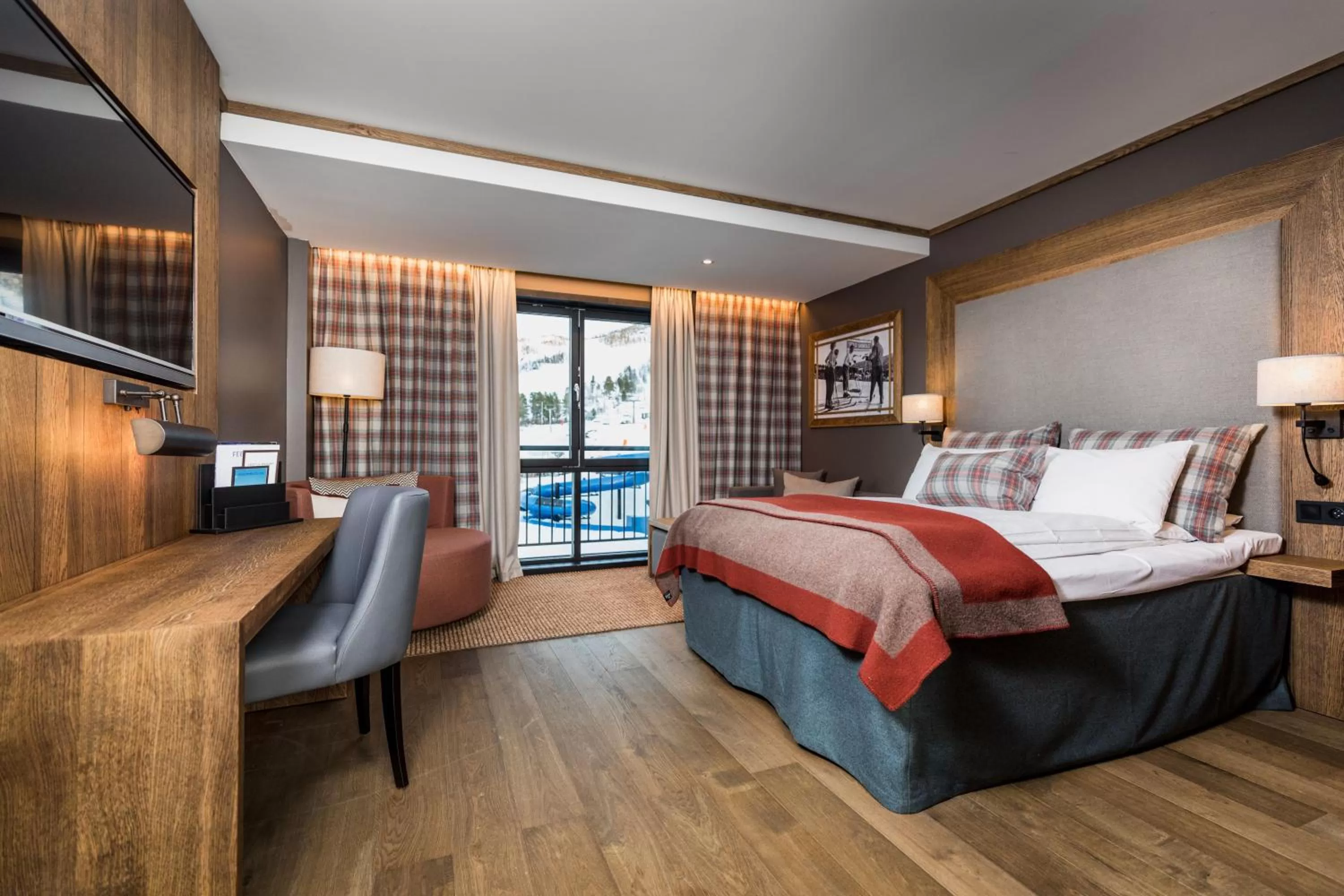 Bed in Vestlia Resort