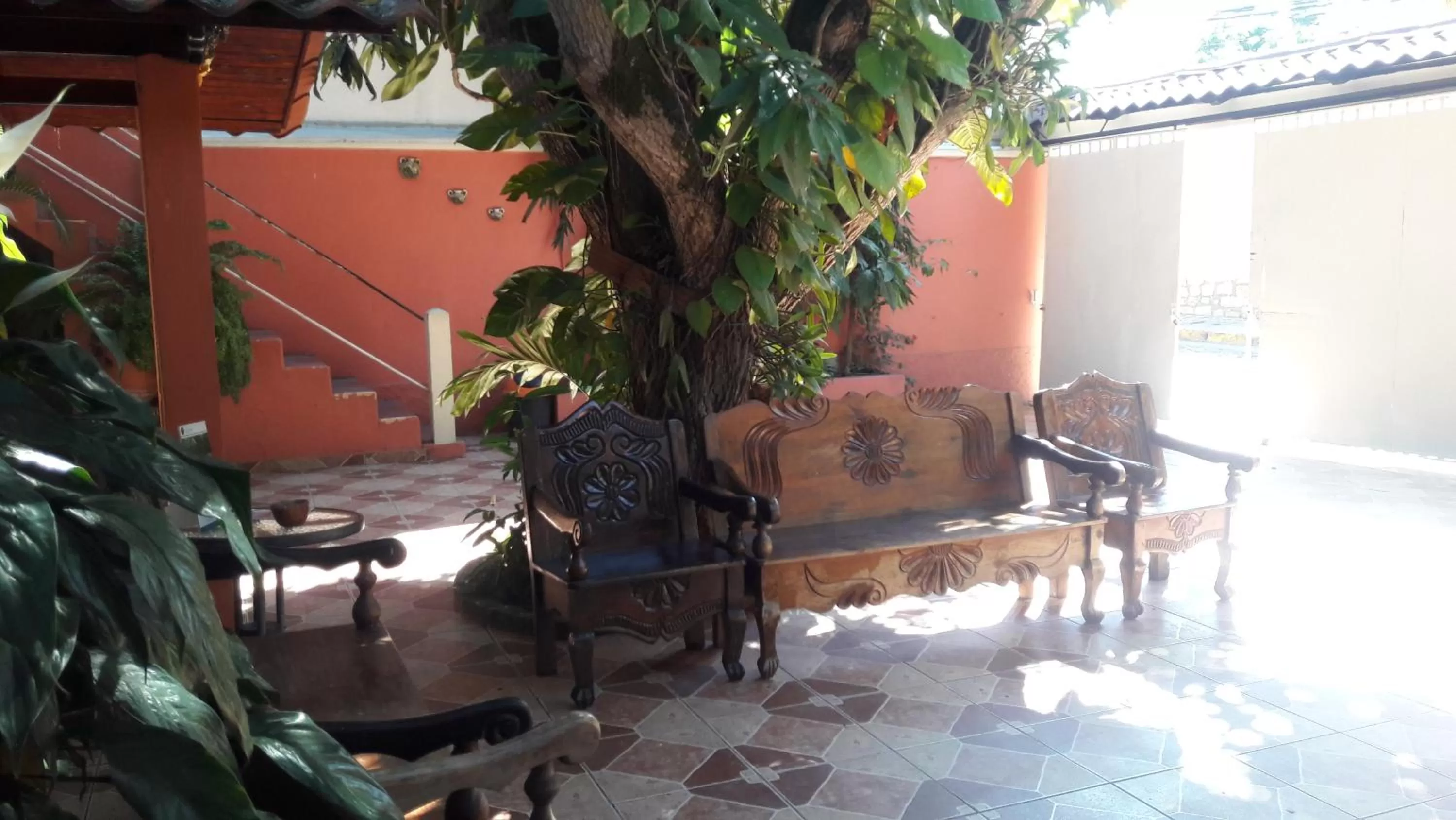 Patio in Hotel Brisas de Copan