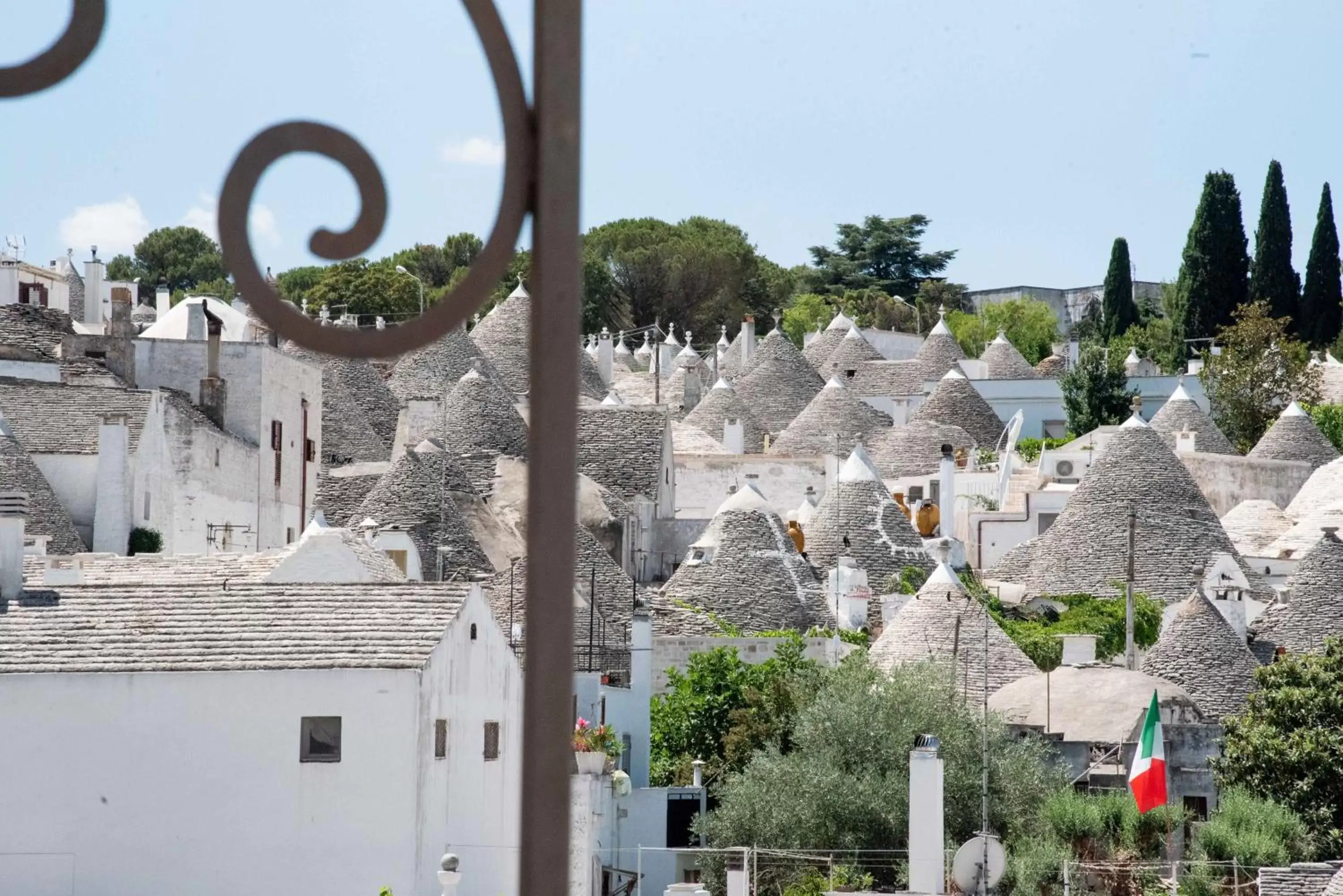 Balcony/Terrace in Perlage Suite Luxury B&B - Amazing view of Trulli