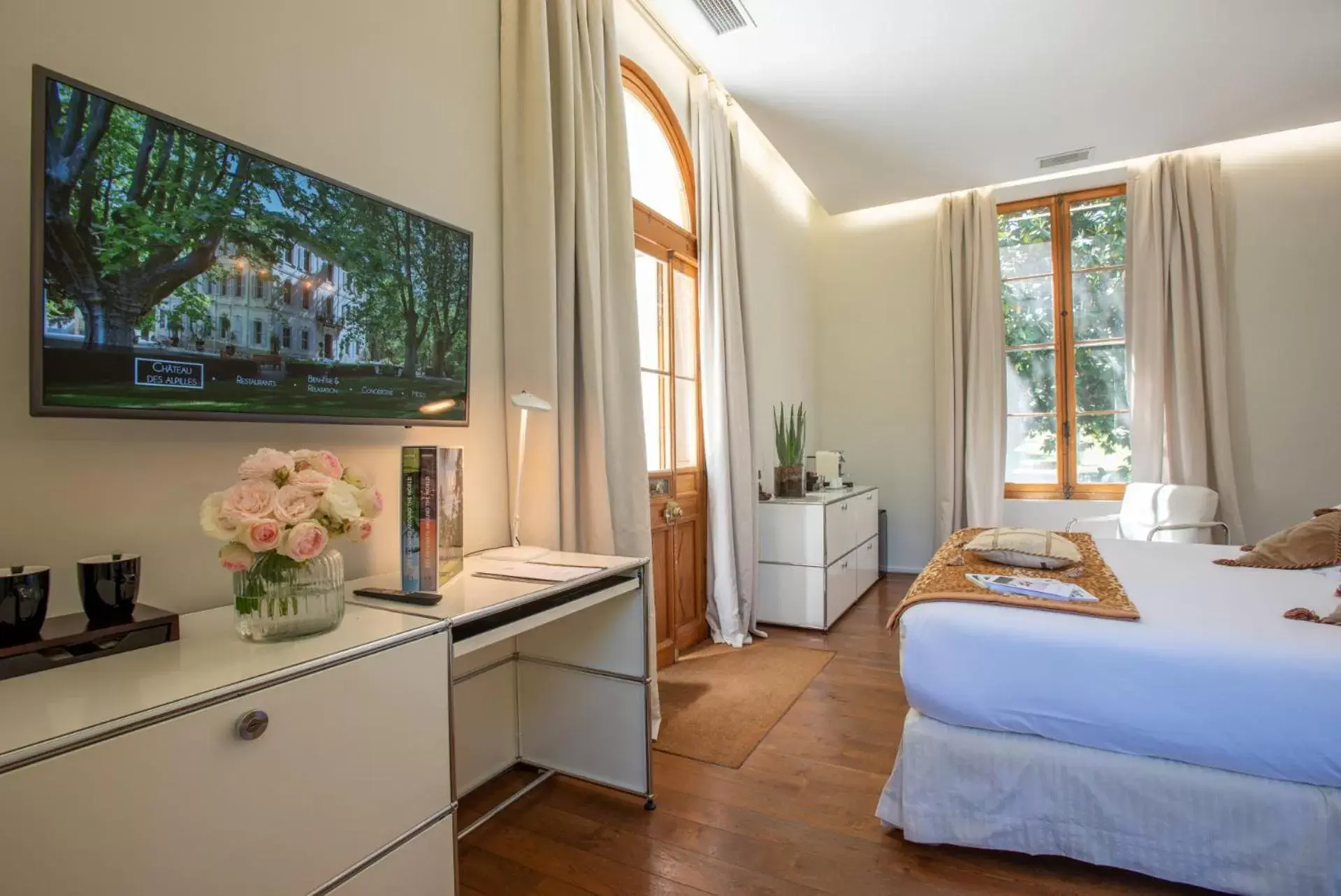 TV/Entertainment Center in Hotel Château Des Alpilles