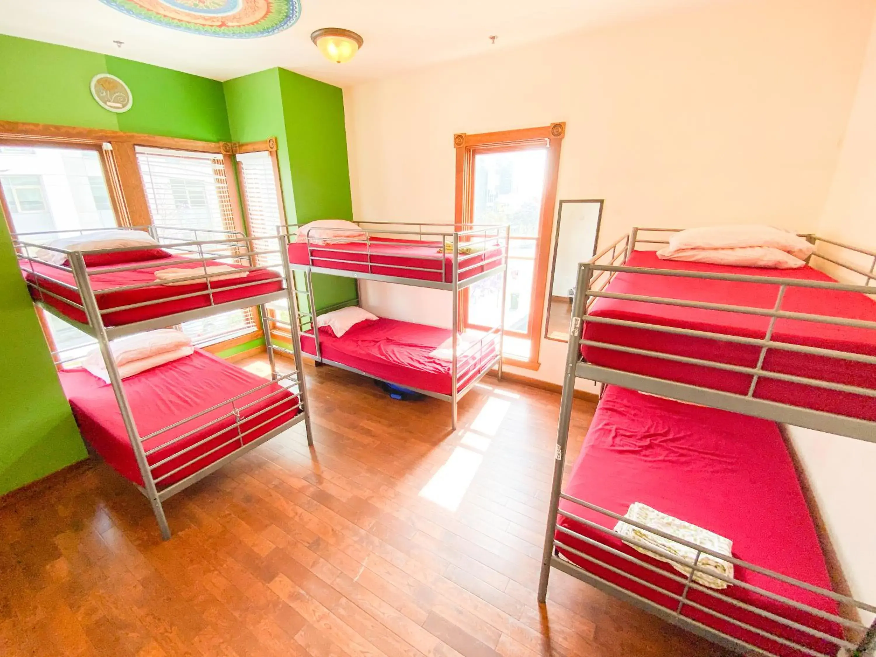 Bunk Bed in International Travelers House Adventure Hostel