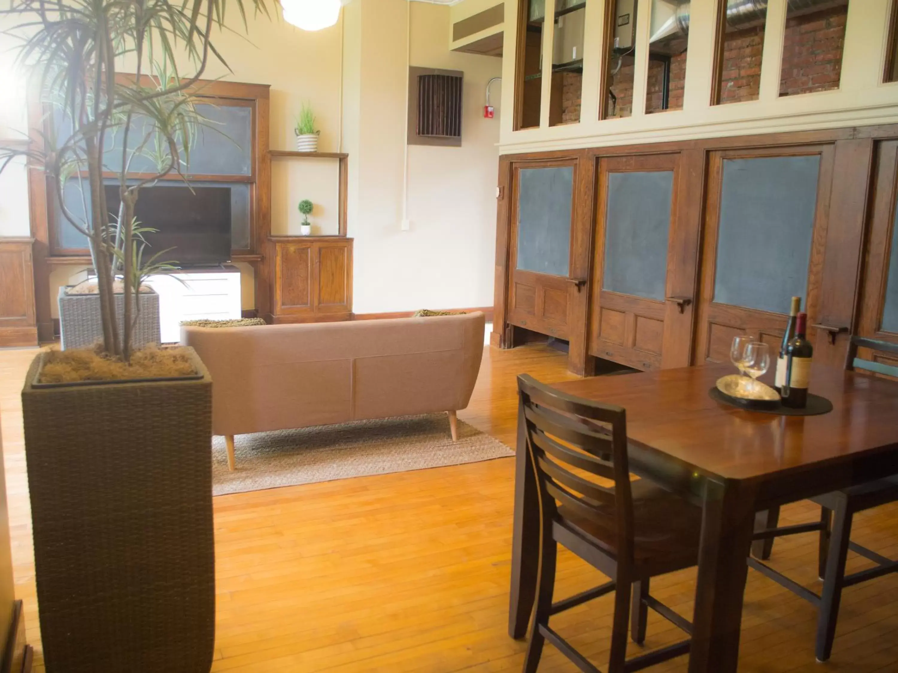 Dining Area in School 31 Lofts