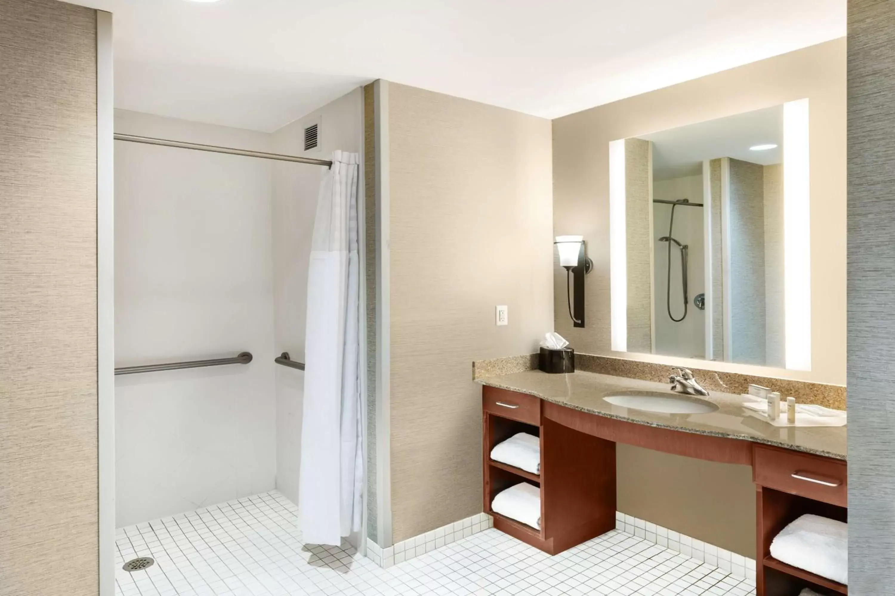 Bathroom in Homewood Suites by Hilton Shreveport