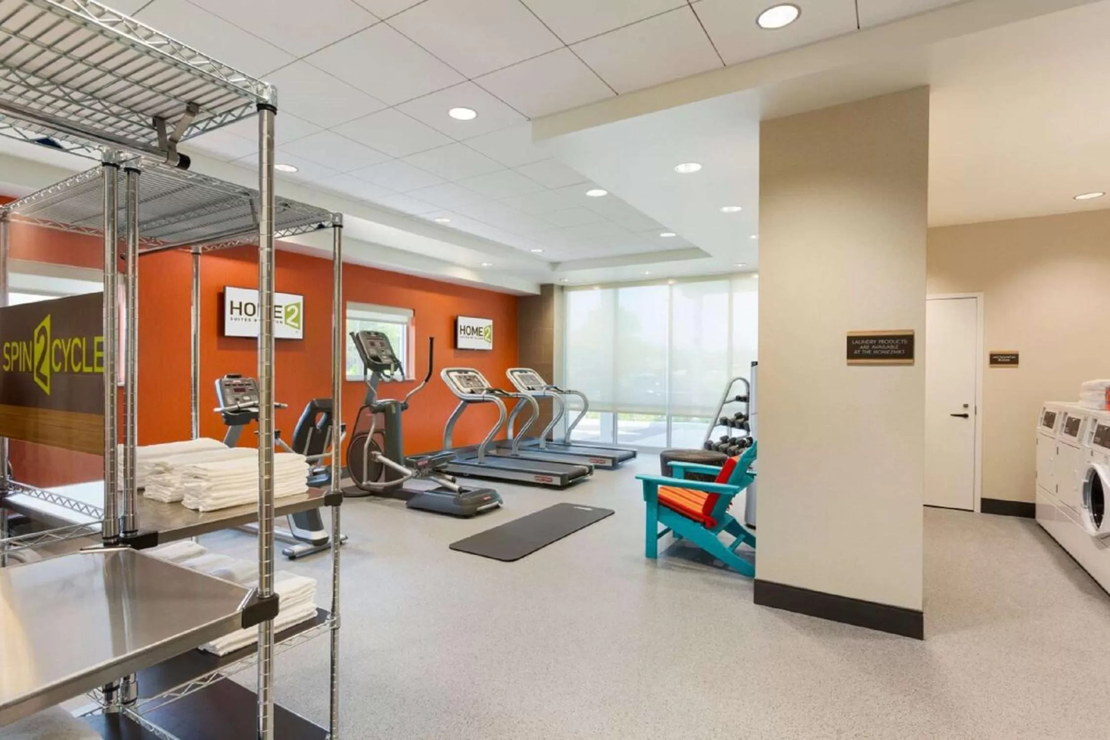Fitness centre/facilities in Home2 Suites by Hilton Albany Airport/Wolf Rd