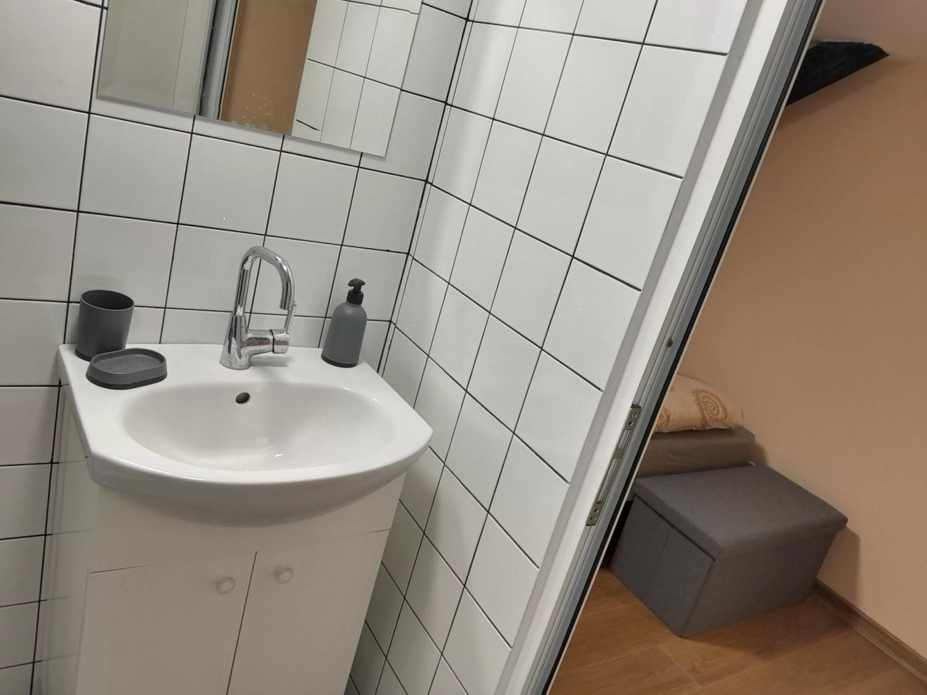 Bathroom in HANCHO SevenUps - KAPANA Plovdiv Center