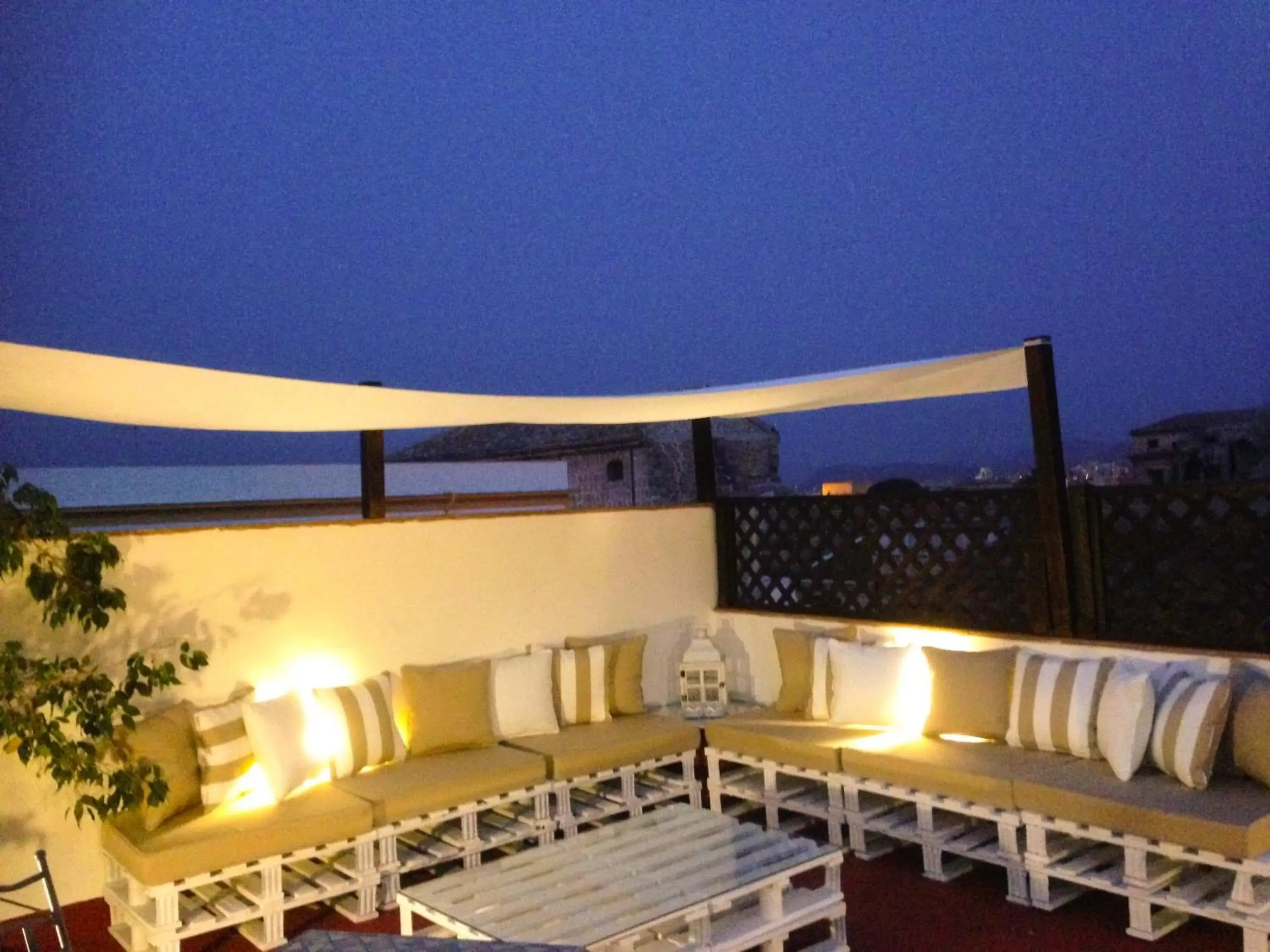 Patio in Hotel Posta