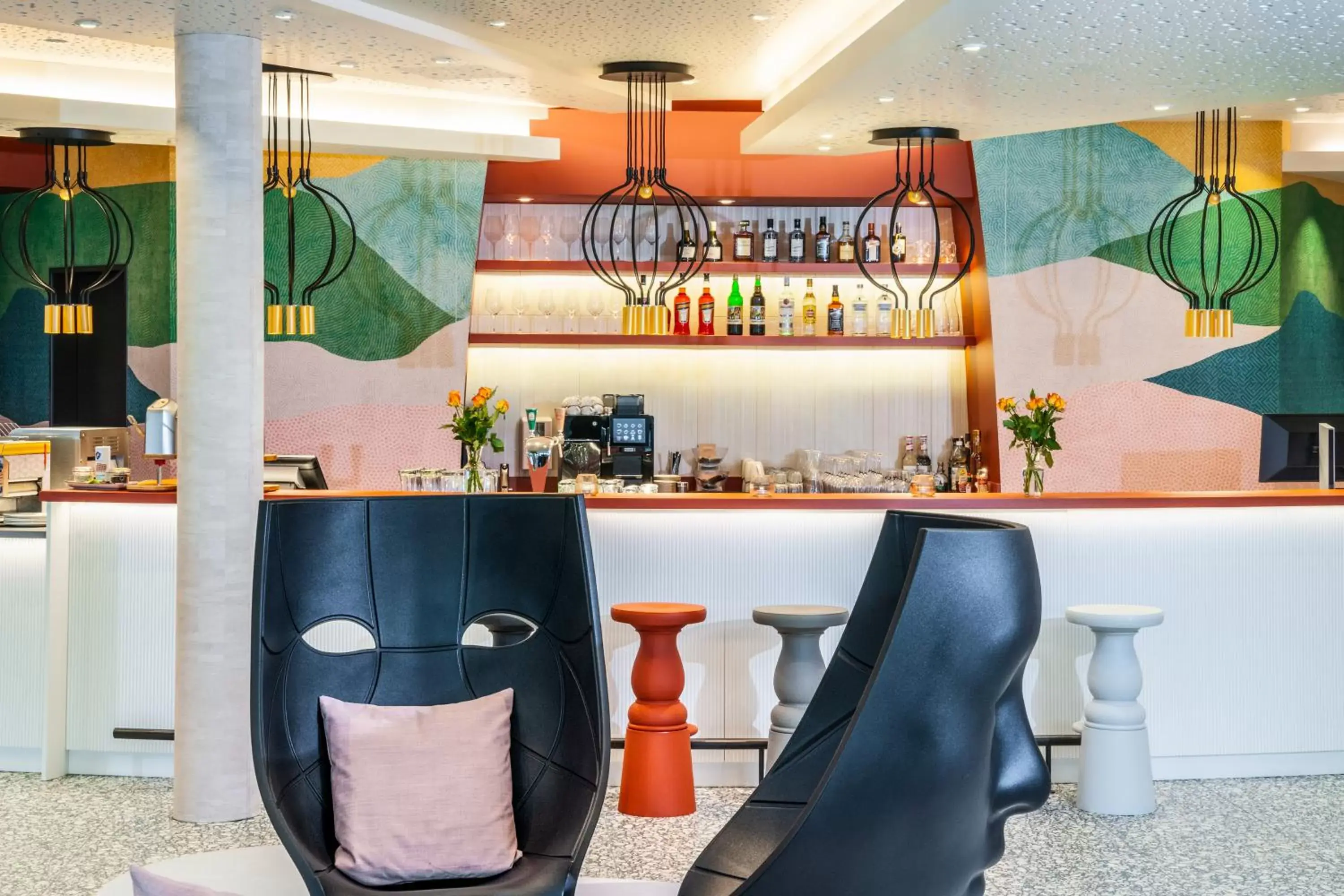Lobby or reception, Lounge/Bar in ibis Styles St Margrethen Bodensee