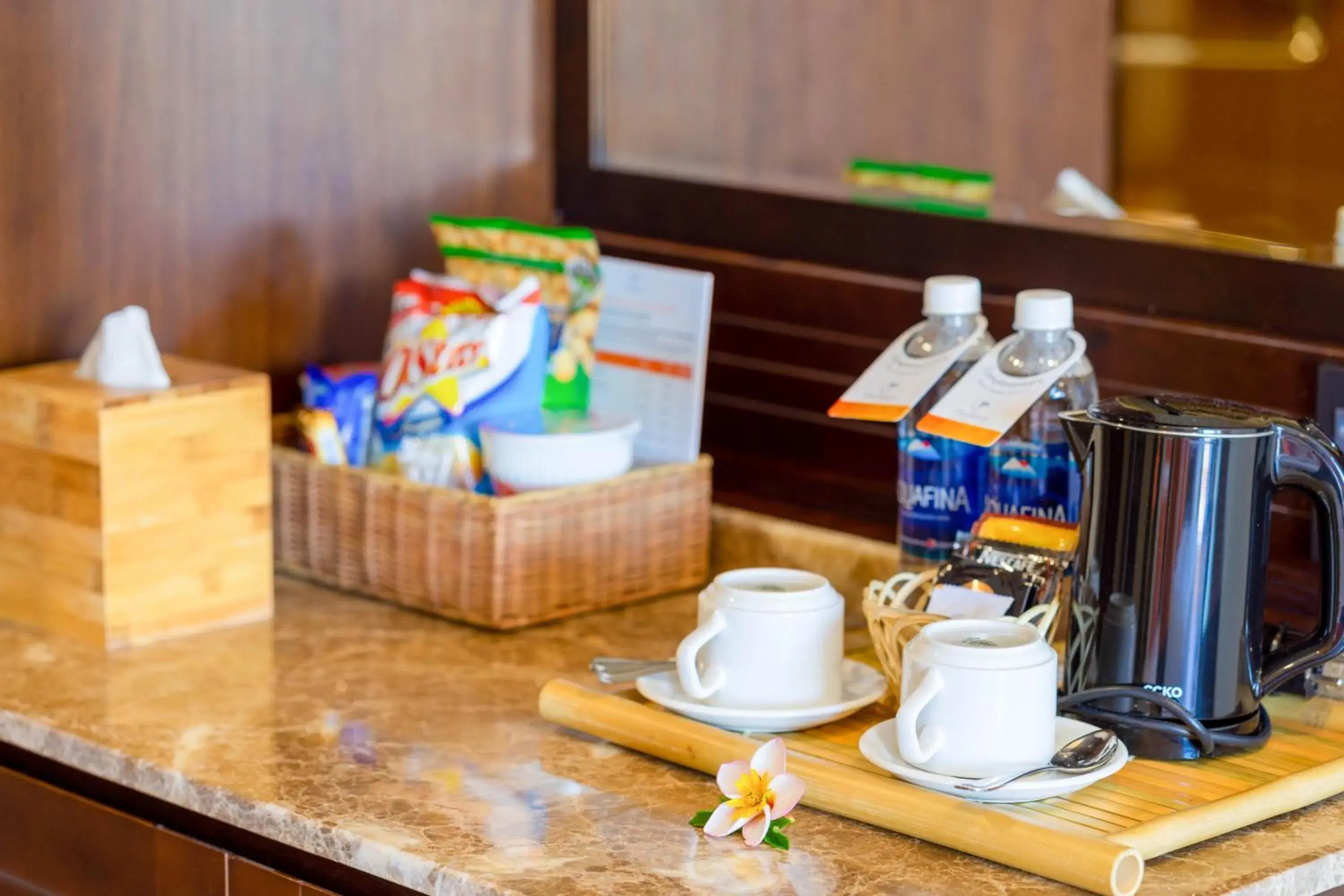 Coffee/tea facilities in Pandanus Resort