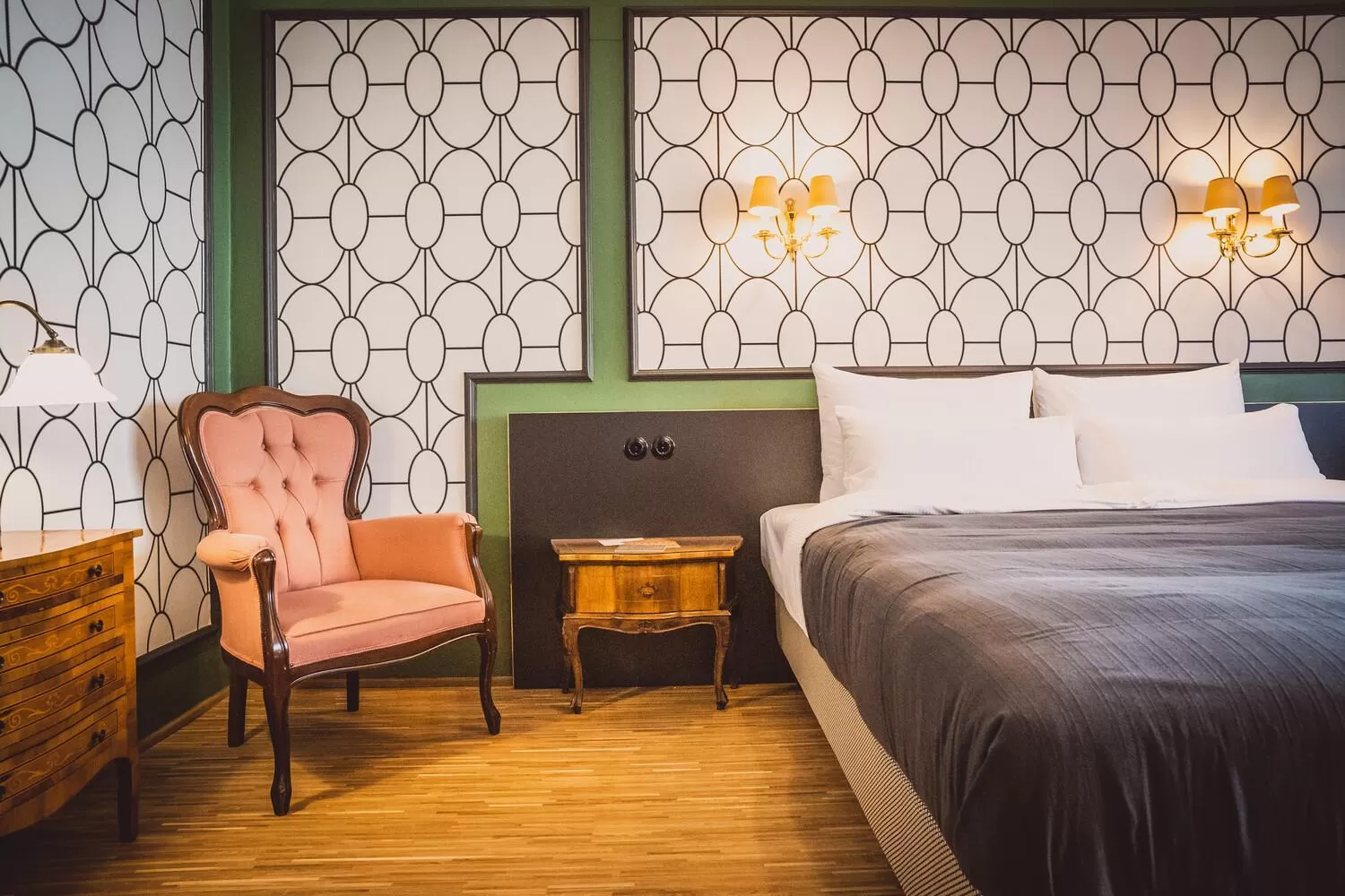 Bed in HENRI Hotel Wien Siebterbezirk