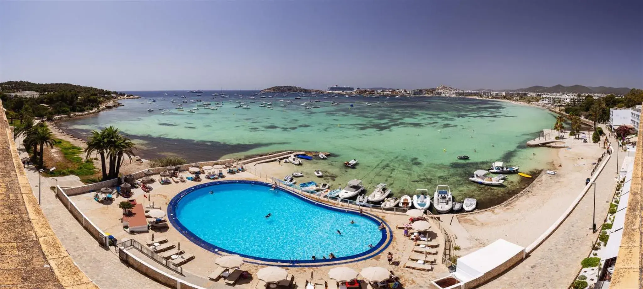 Bird's eye view, Bird's-eye View in Hotel Simbad Ibiza & Spa