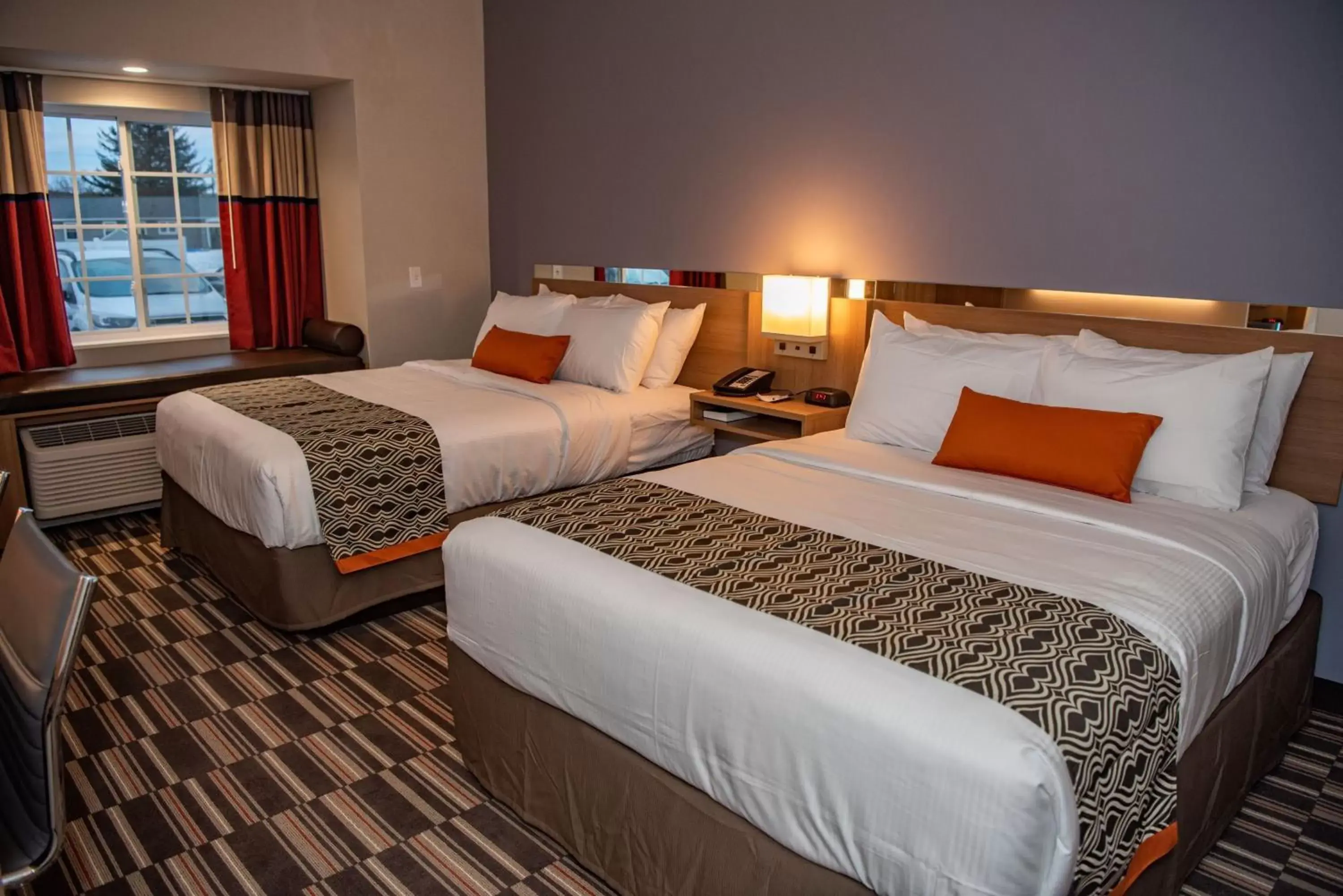 Bed in Microtel Inn & Suites by Wyndham Carlisle