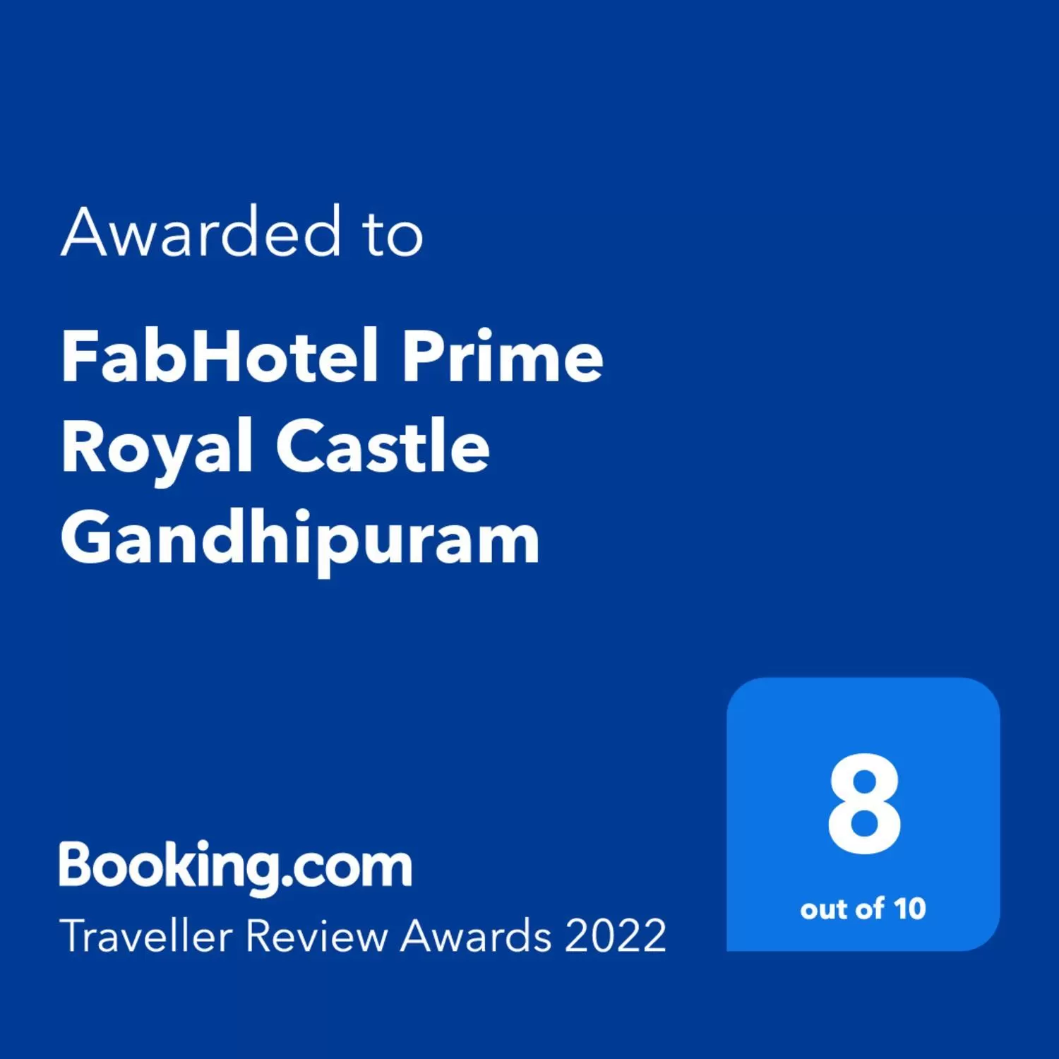 Other, Logo/Certificate/Sign/Award in FabHotel Prime Royal Castle Gandhipuram