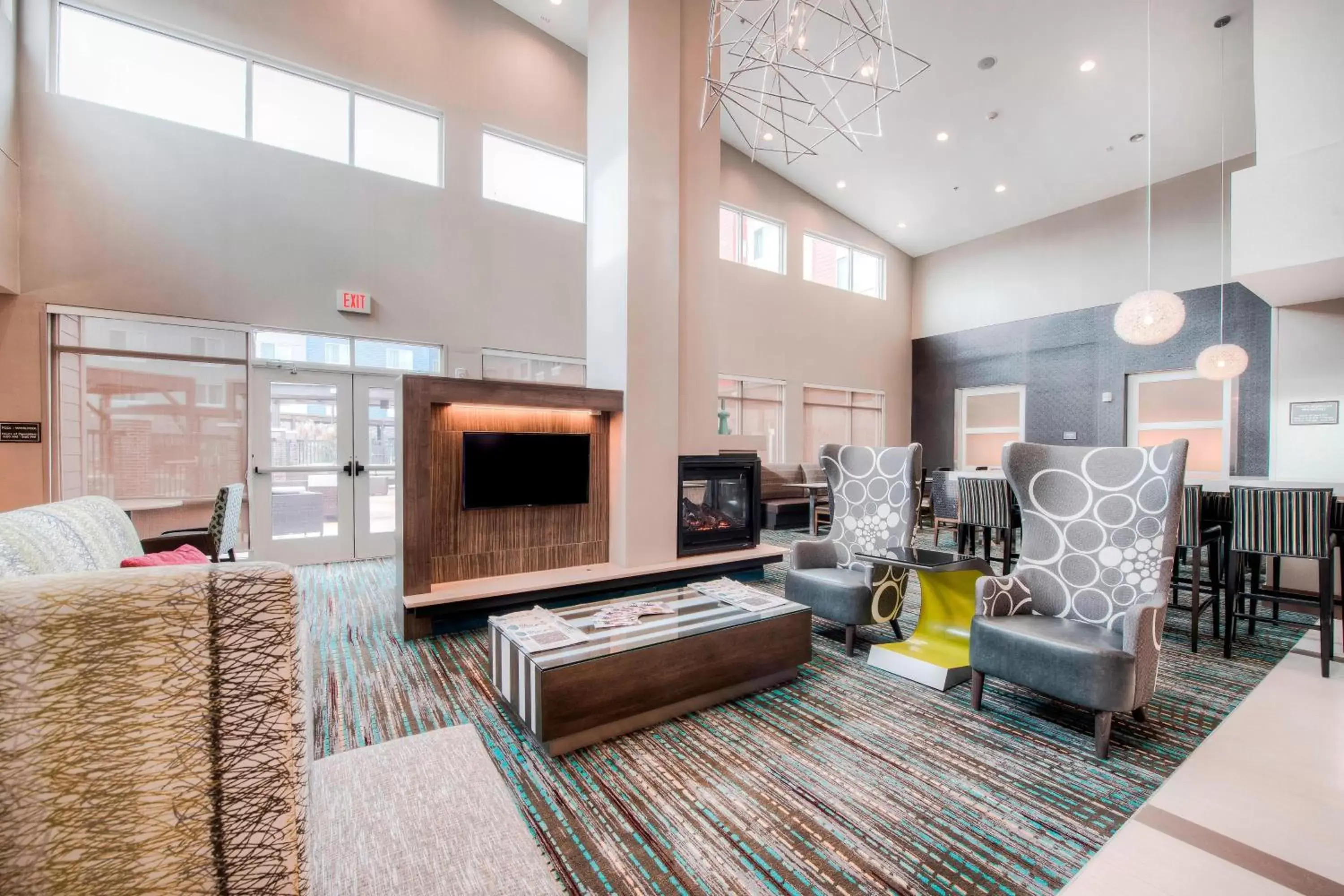 Lobby or reception, Seating Area in Residence Inn by Marriott Charlotte Airport