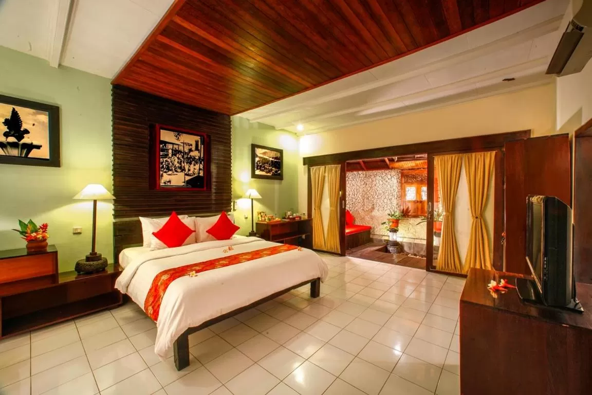 Bedroom, Bed in Bali Taman Beach Resort & Spa Lovina