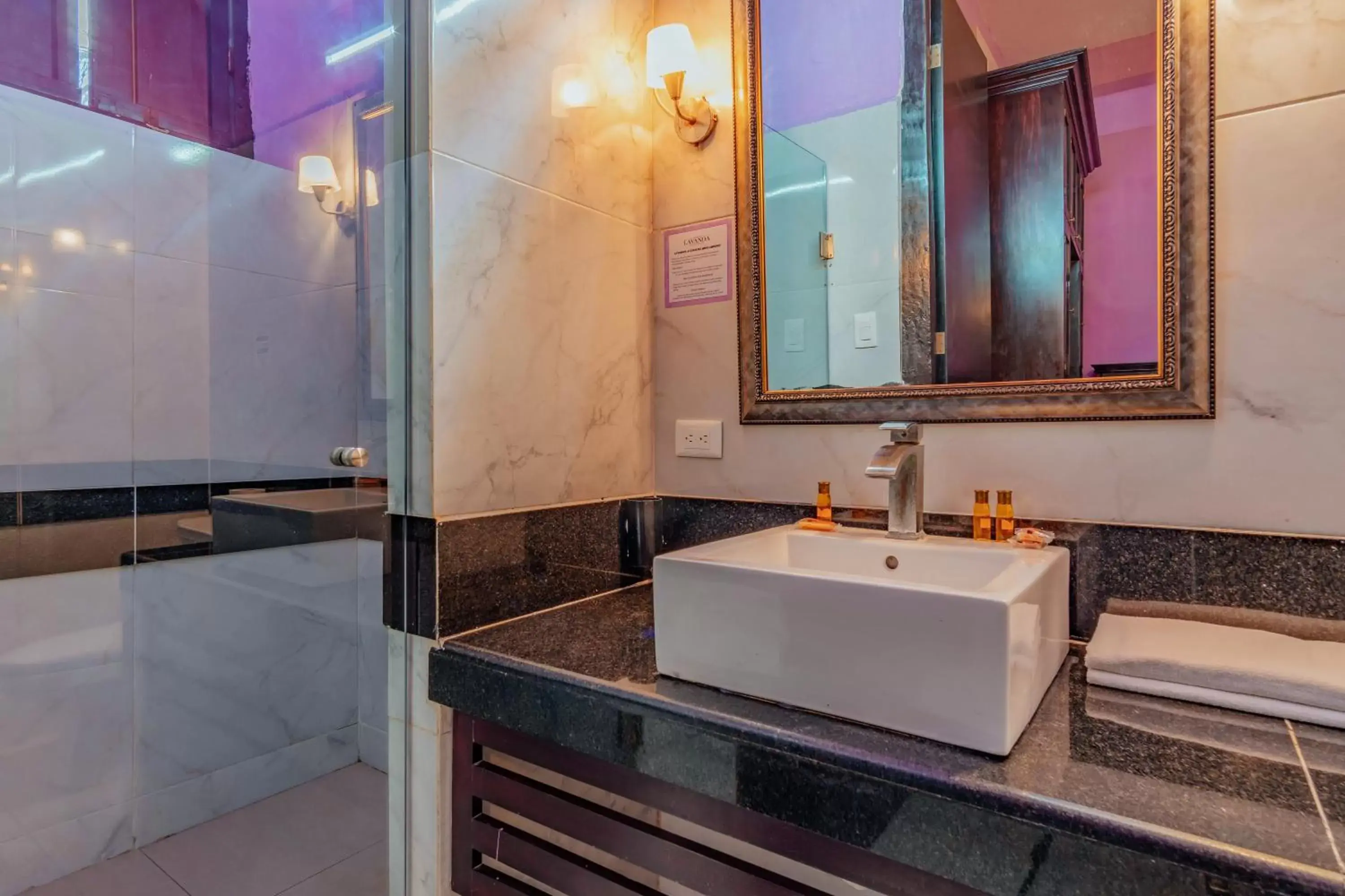 Bathroom in Hotel Lavanda CAS