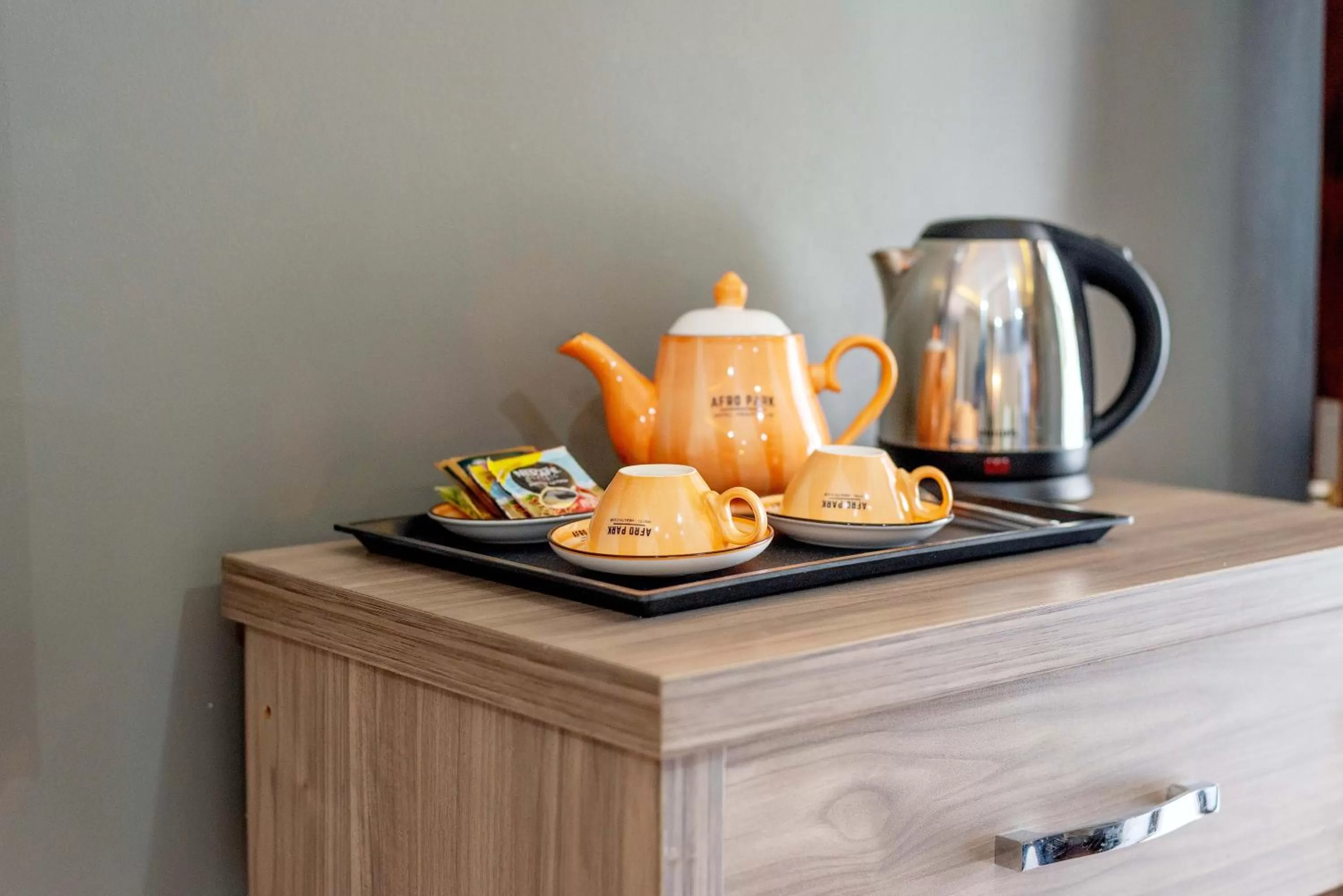 Coffee/tea facilities in Afro Park Hotel