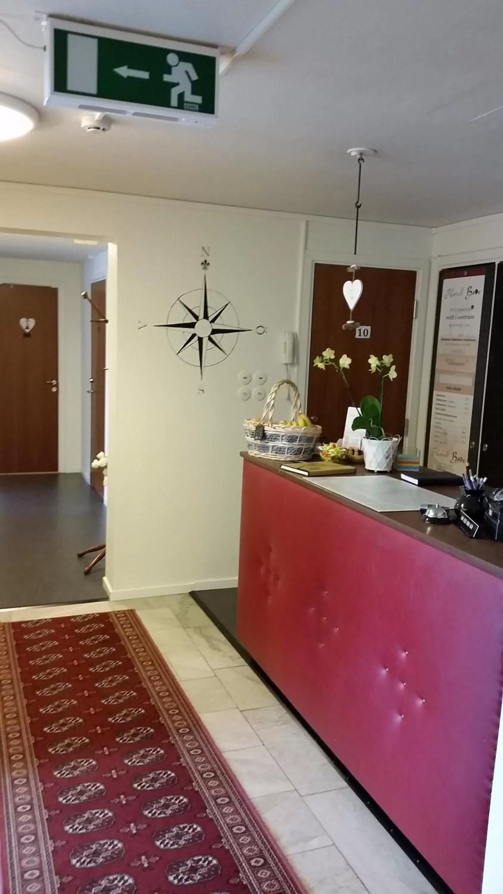 Lobby or reception in Hotell Bode