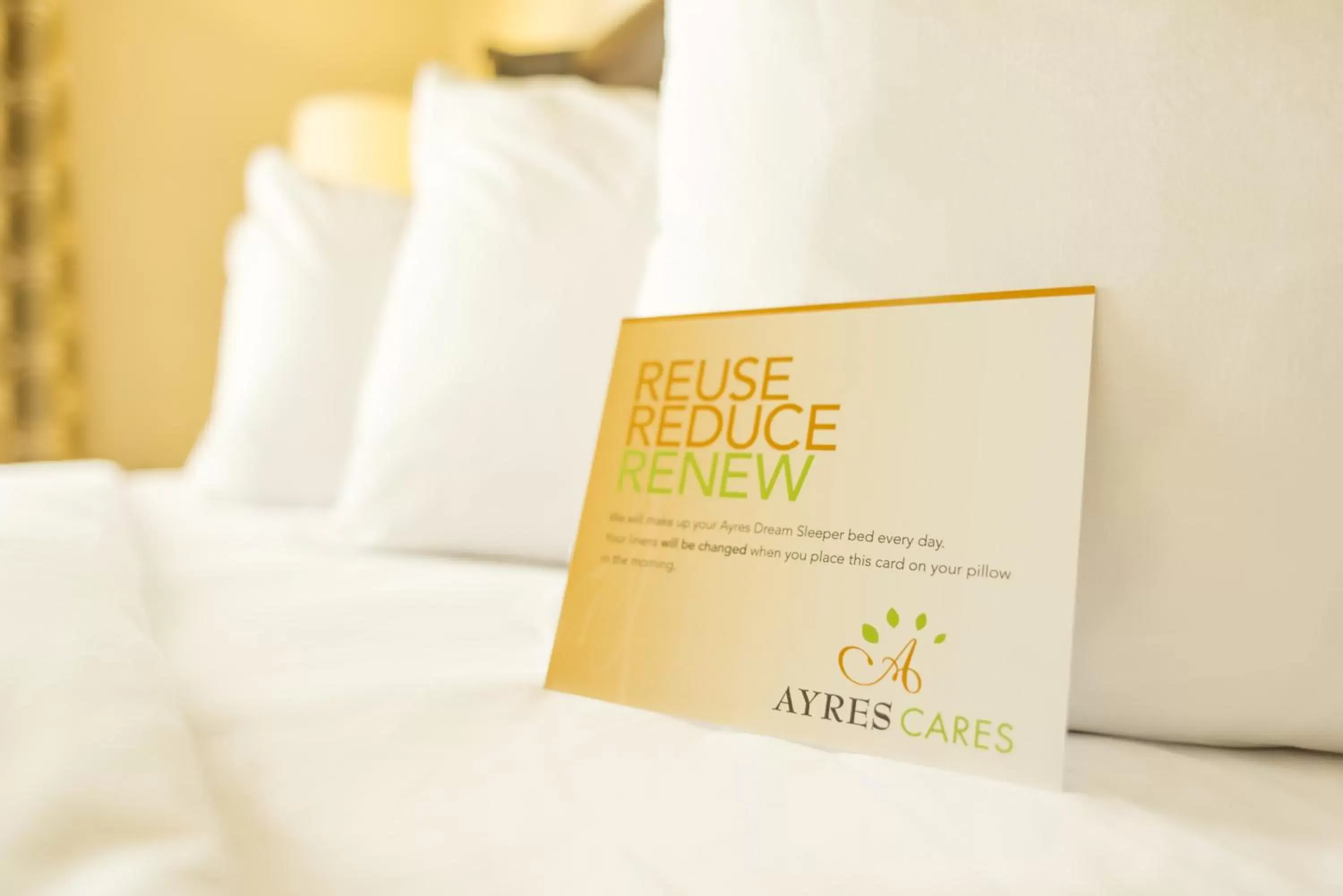 Bed in Ayres Hotel Orange