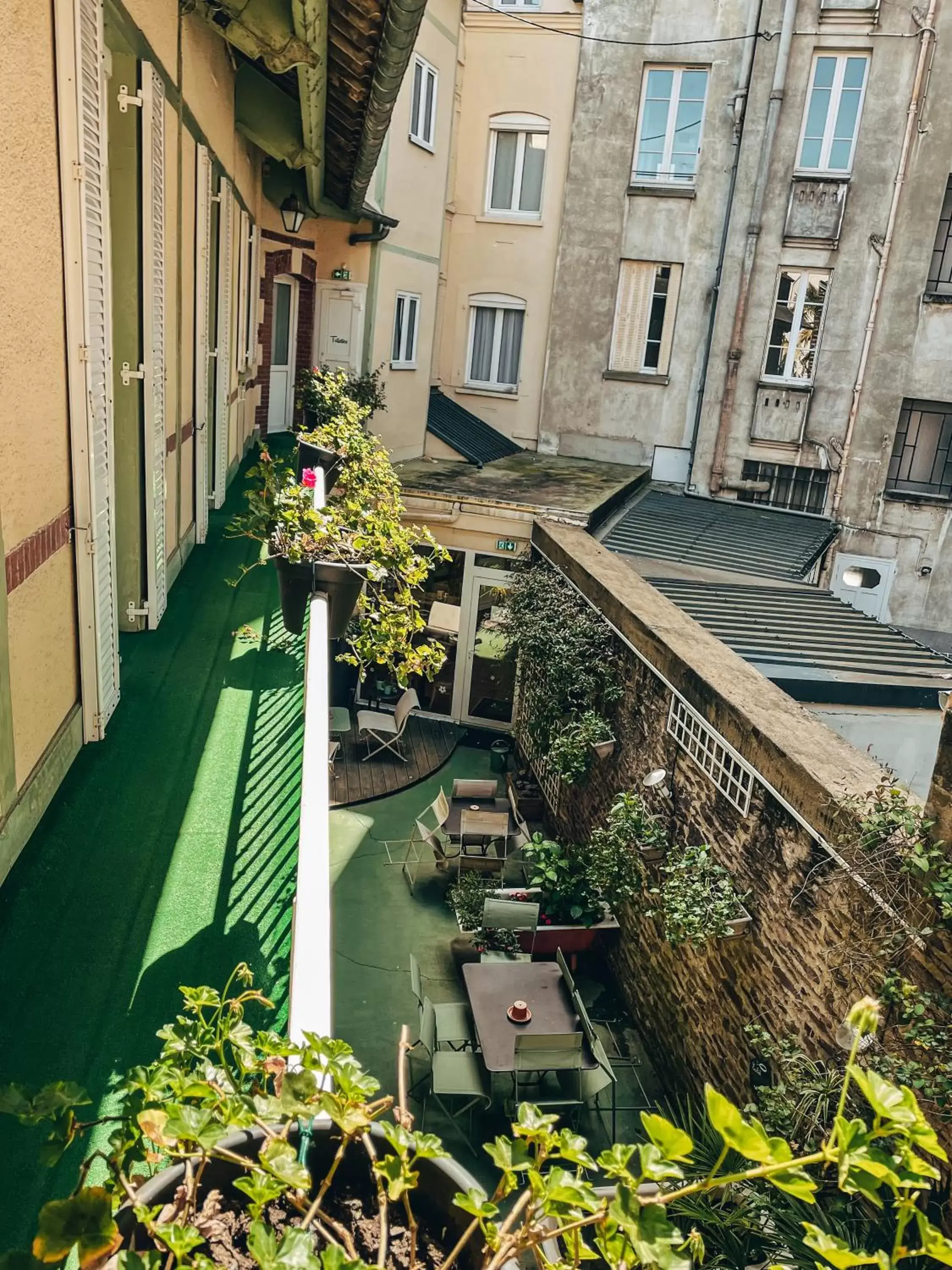 View (from property/room) in Garden Hotel Rennes Centre Gare