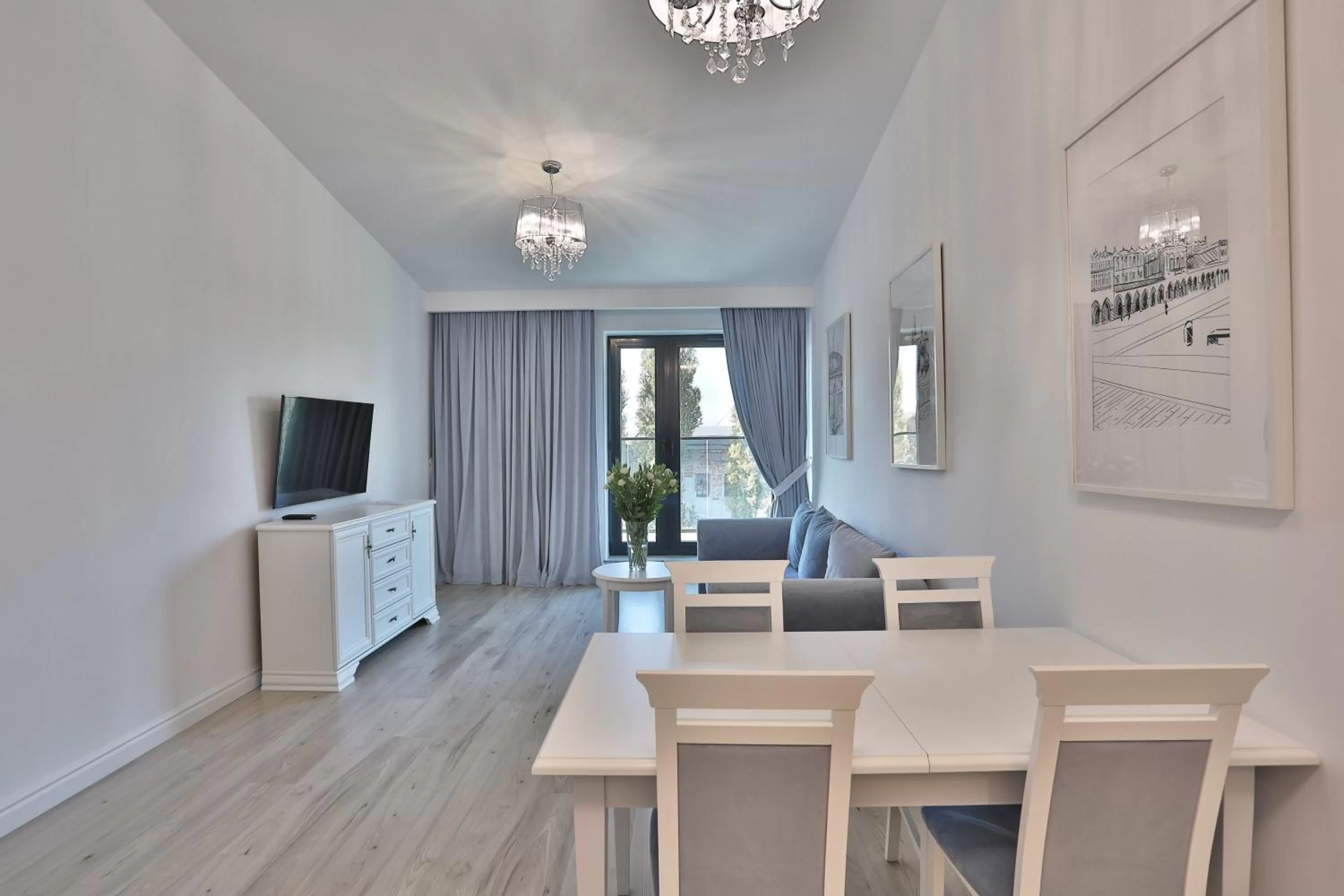 Living room in RAJSKA 3 by PI Apartments