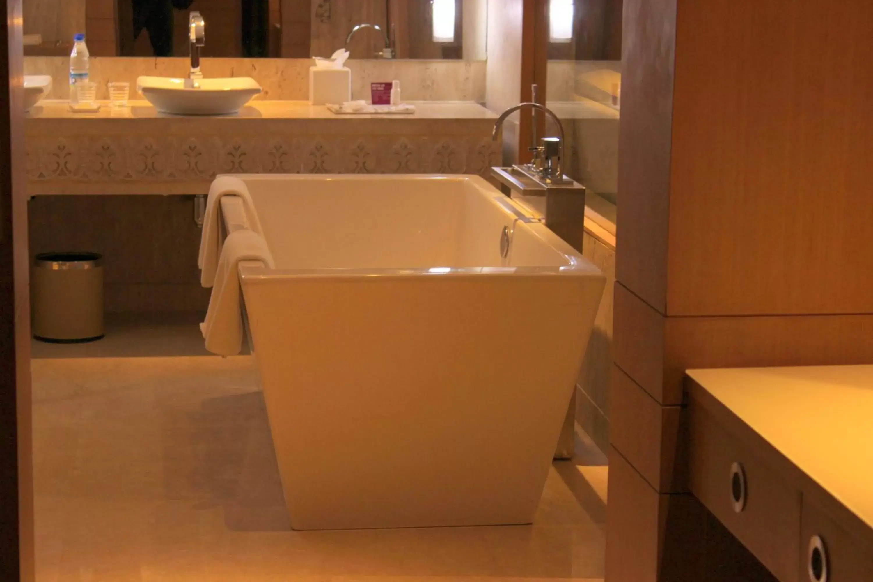 Bathroom in Crowne Plaza Greater Noida by IHG Bathroom in Crowne Plaza Greater Noida by IHG