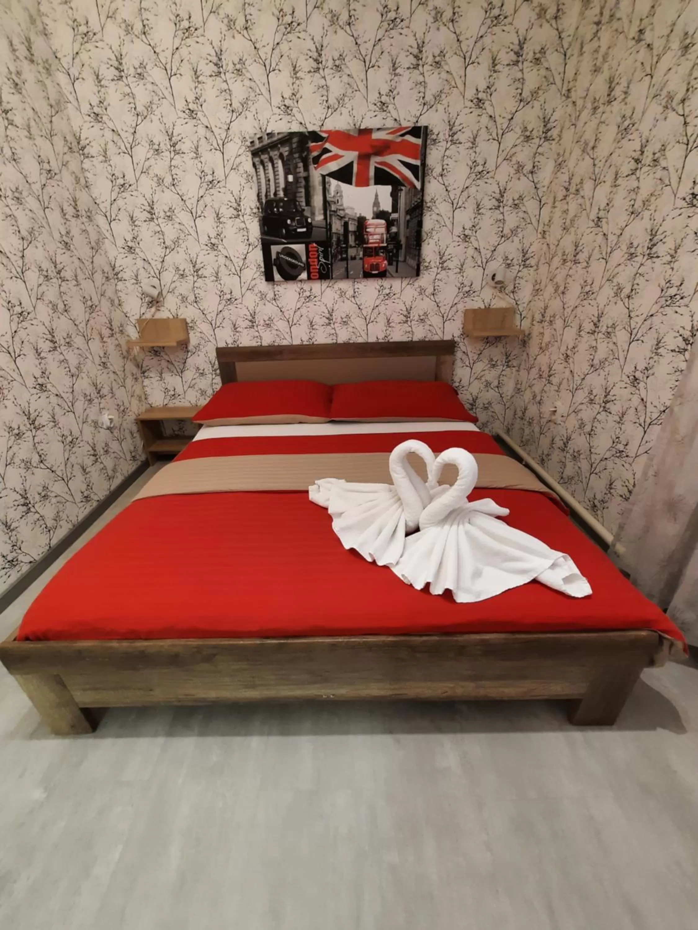 Bed in Hotel Boršičanka