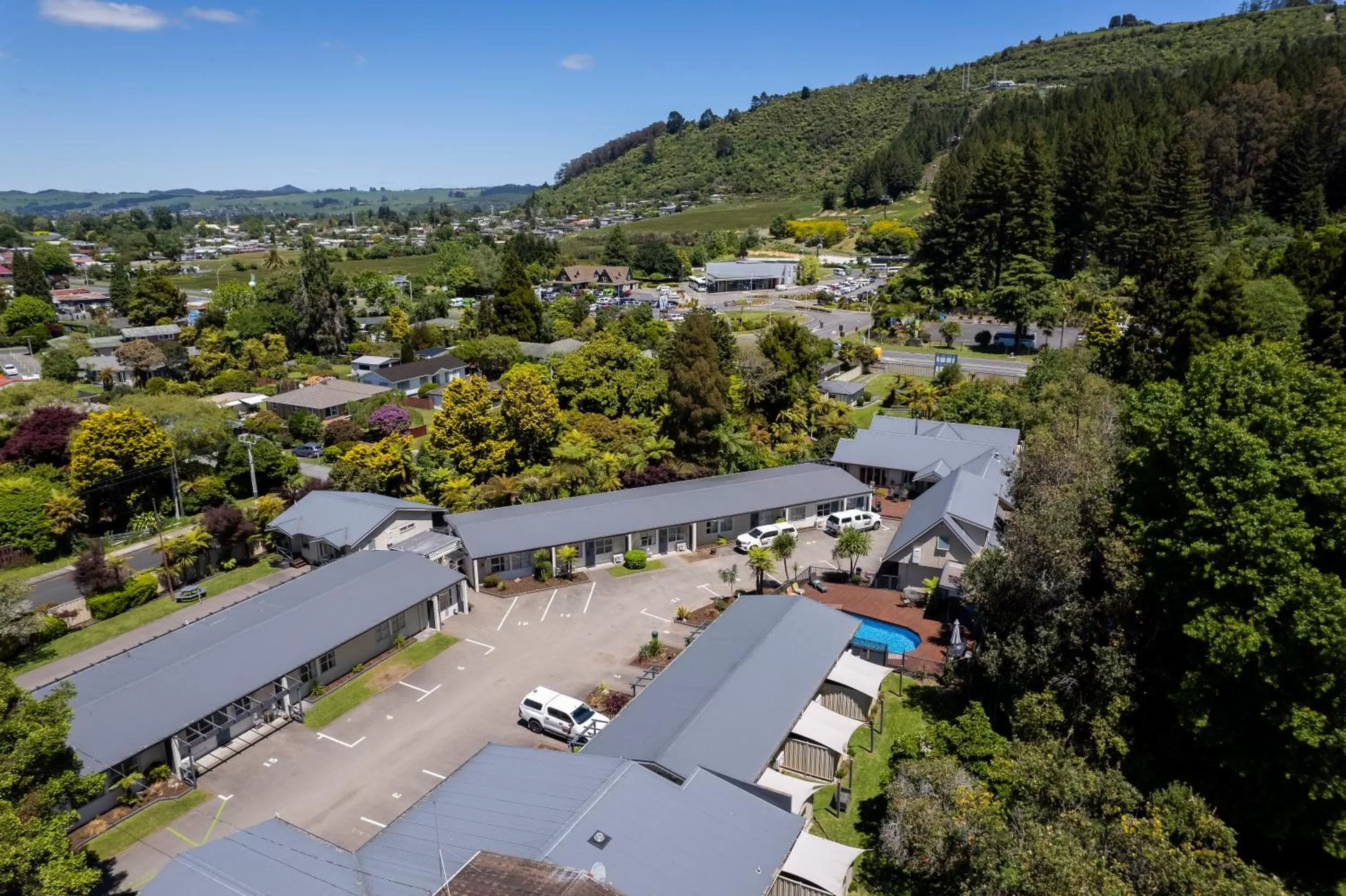 Property building, Bird's-eye View in Best Western Braeside Rotorua