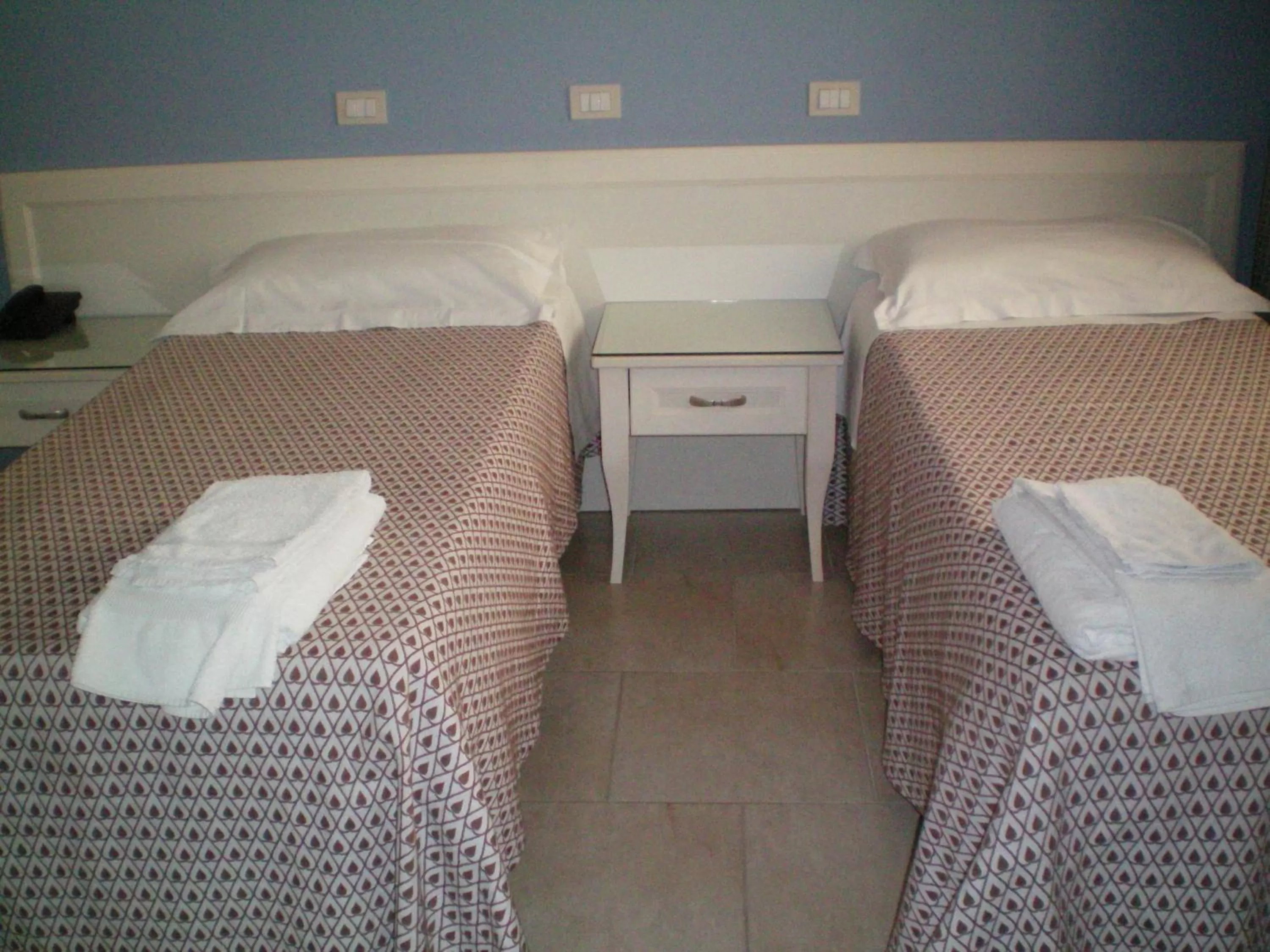 Bed in Hotel Zio Cataldo