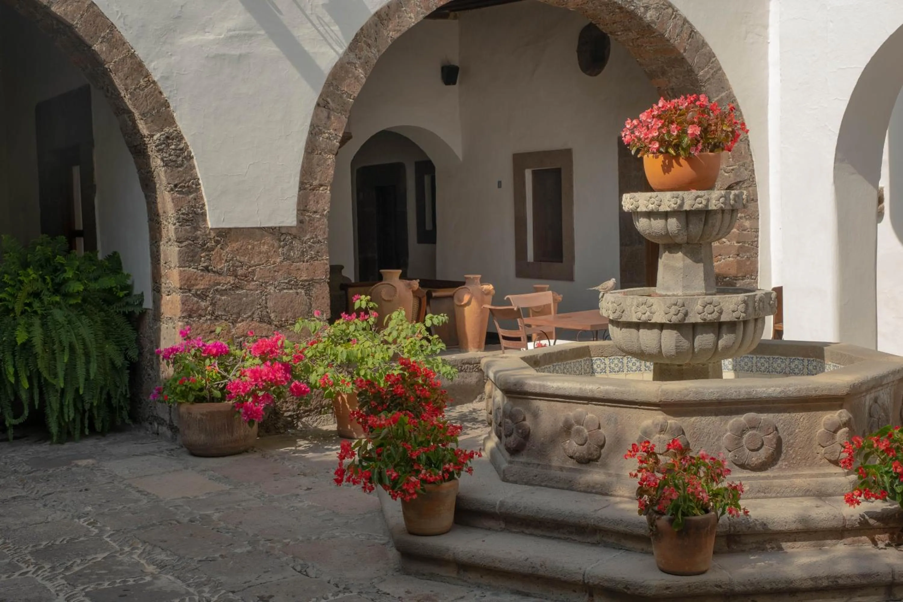 Patio in Hotel Layseca