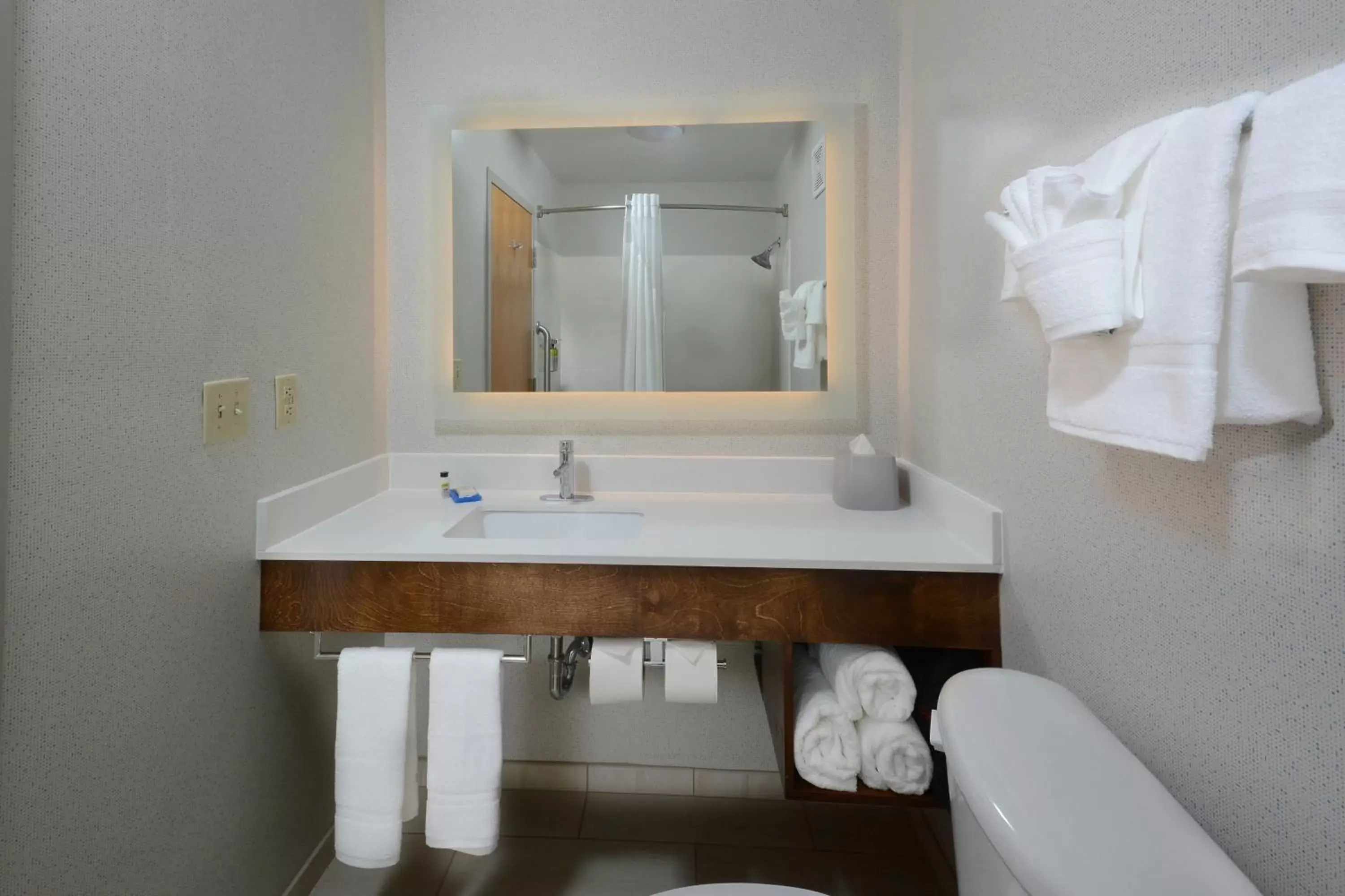 Bathroom in Holiday Inn Express Danville, an IHG Hotel