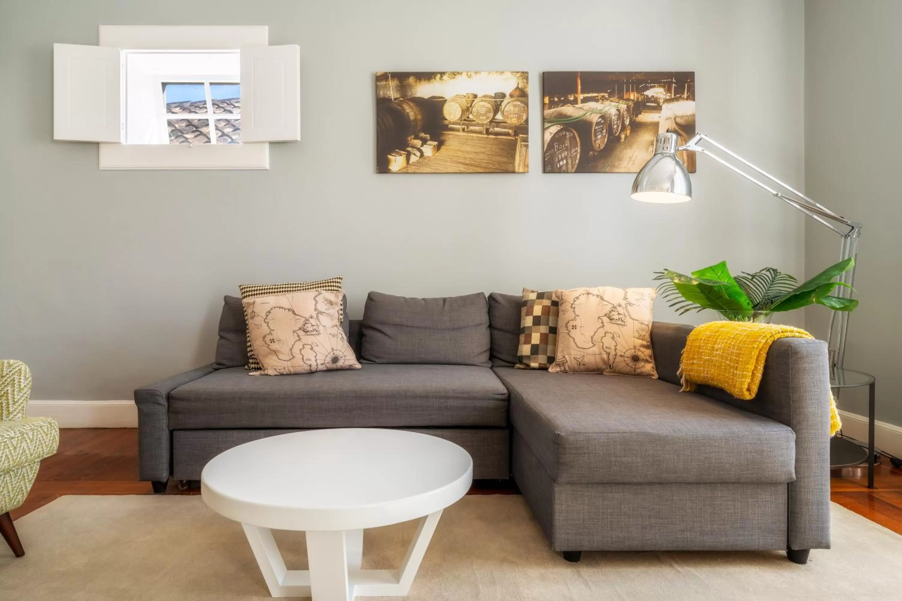 Bed in The Wine Lodges by An Island Apart