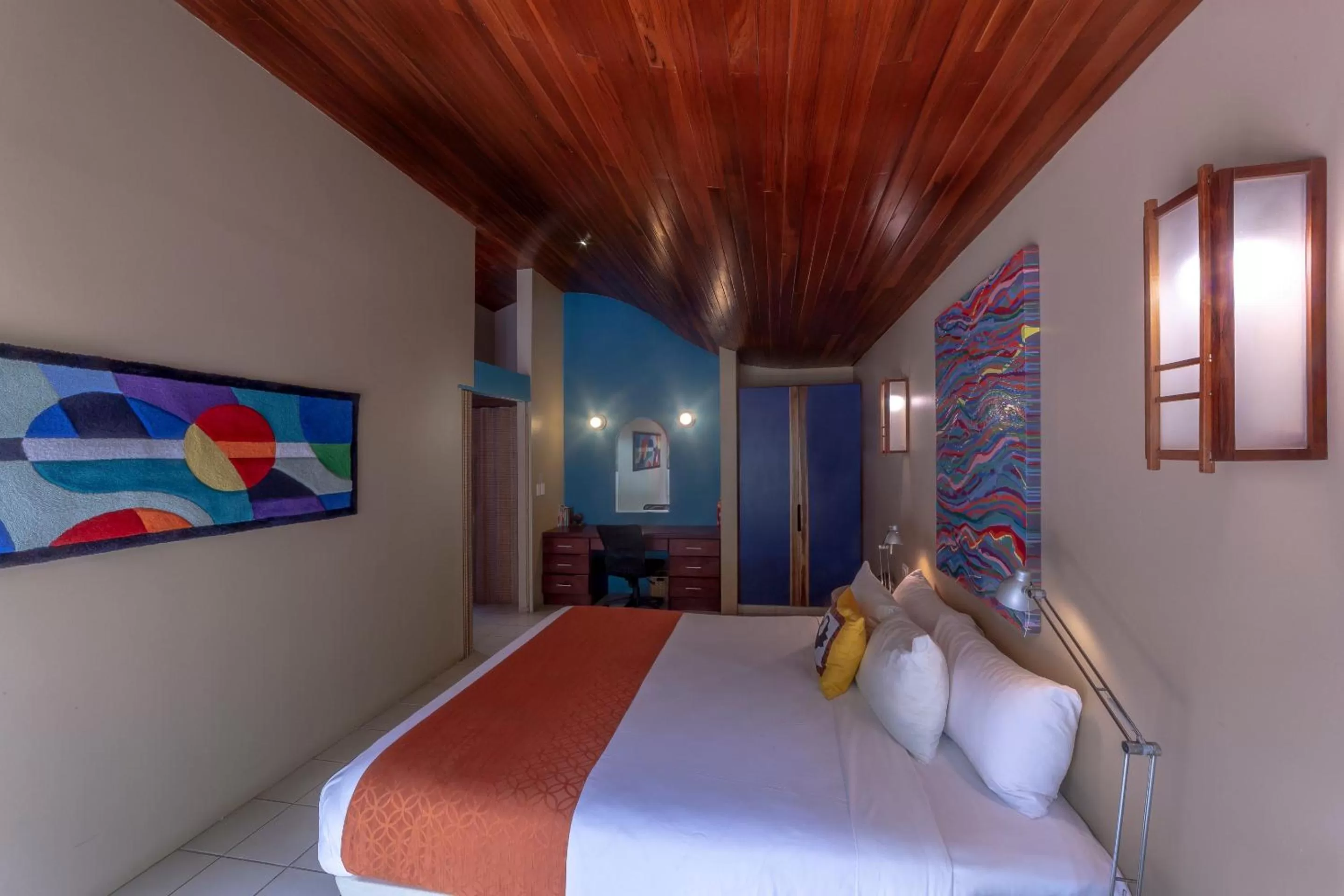 Bed in Xandari Resort & Spa