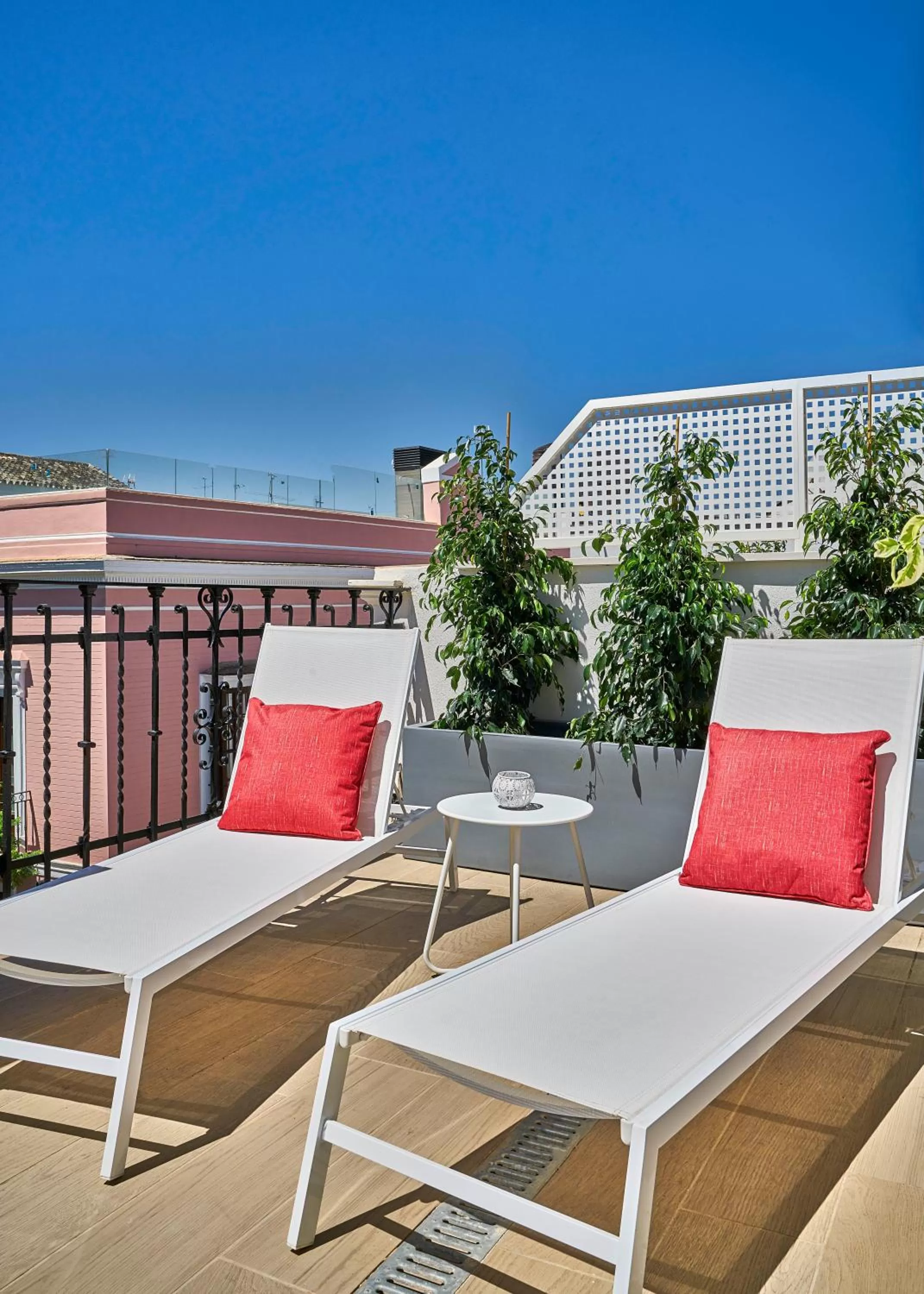 Balcony/Terrace in Vincci Molviedro Suites Apartments