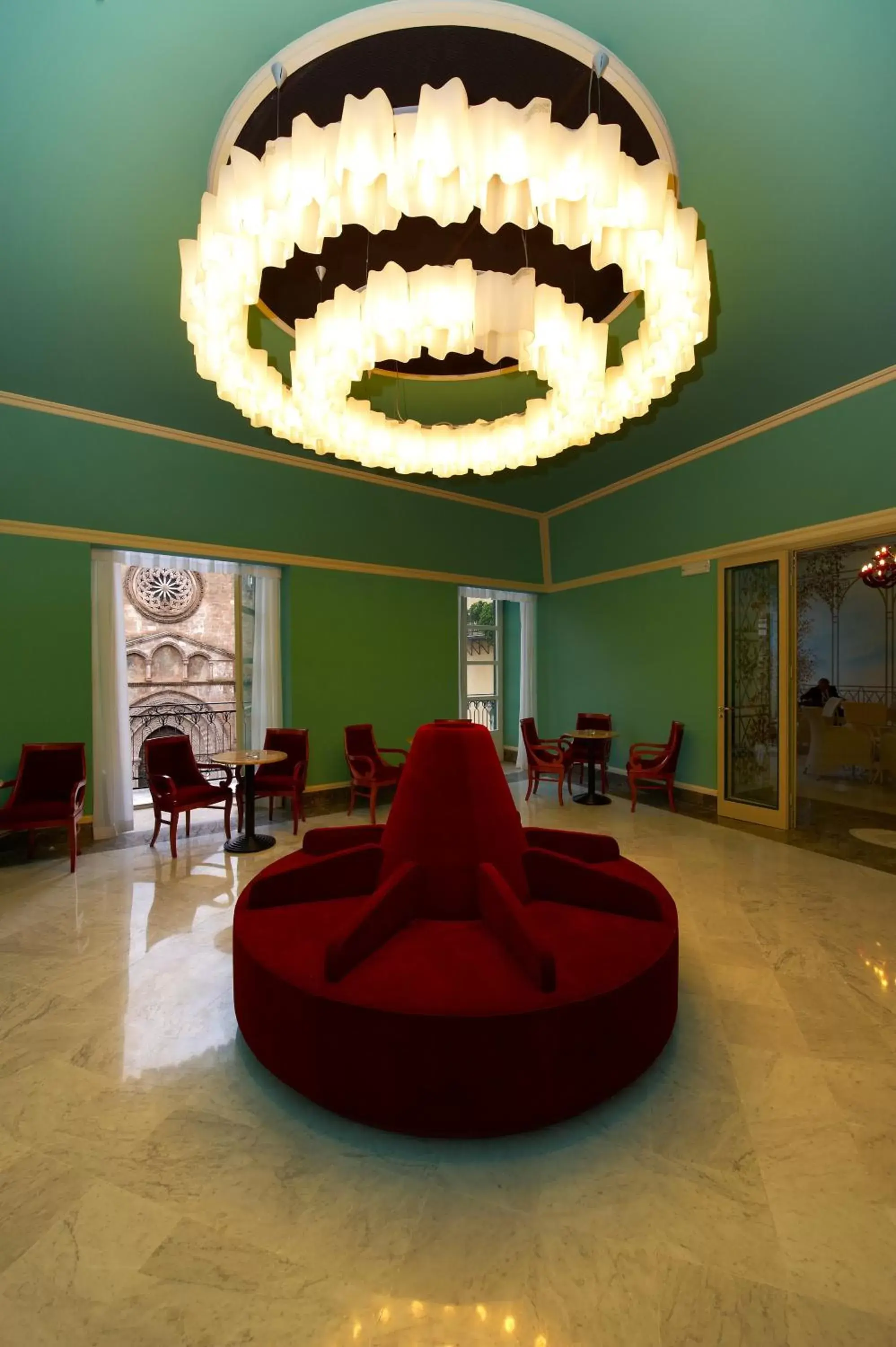 Decorative detail, Lobby/Reception in Grand Hotel Piazza Borsa