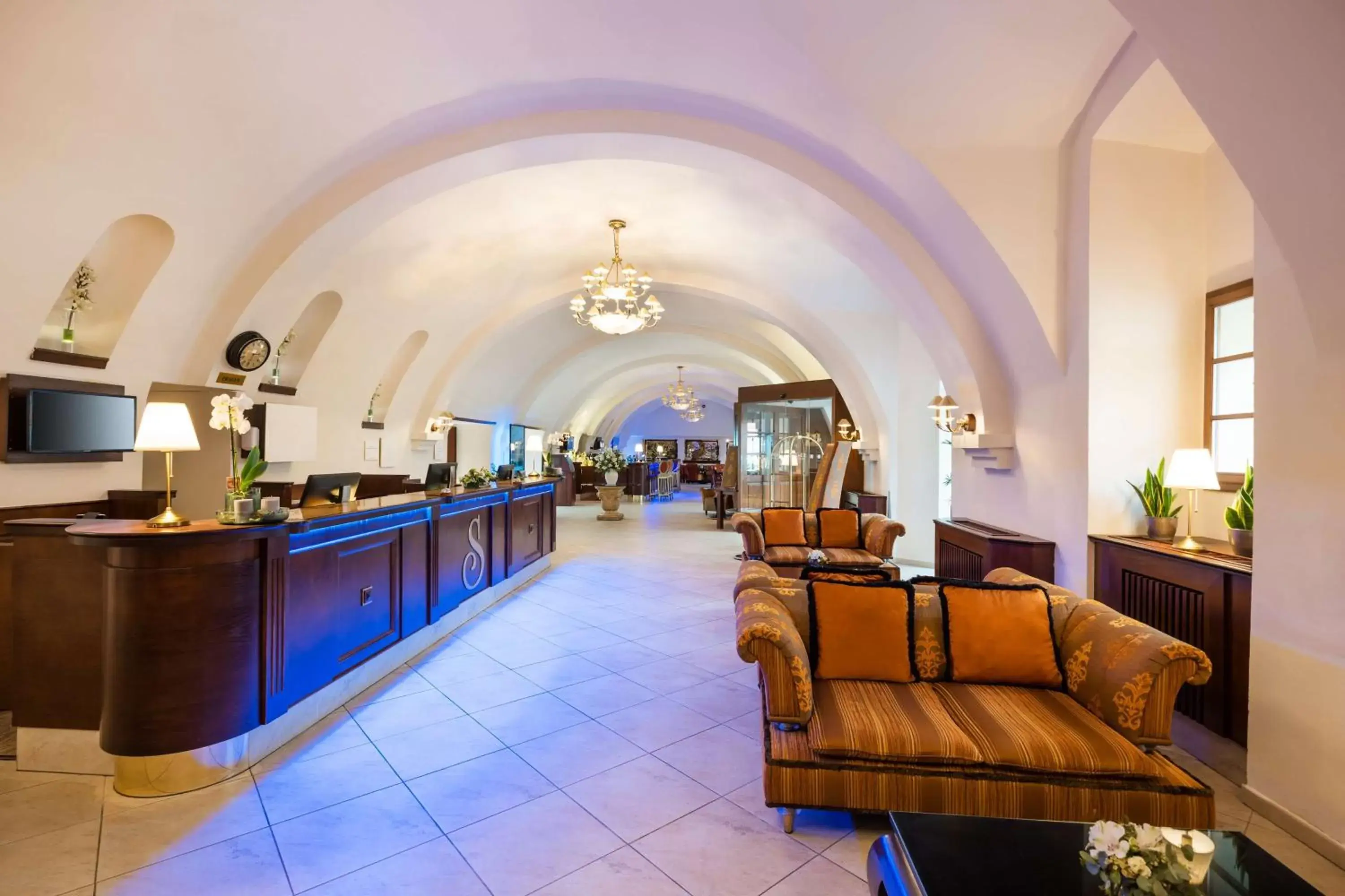 Lobby or reception in Lindner Hotel Prague Castle, part of JdV by Hyatt