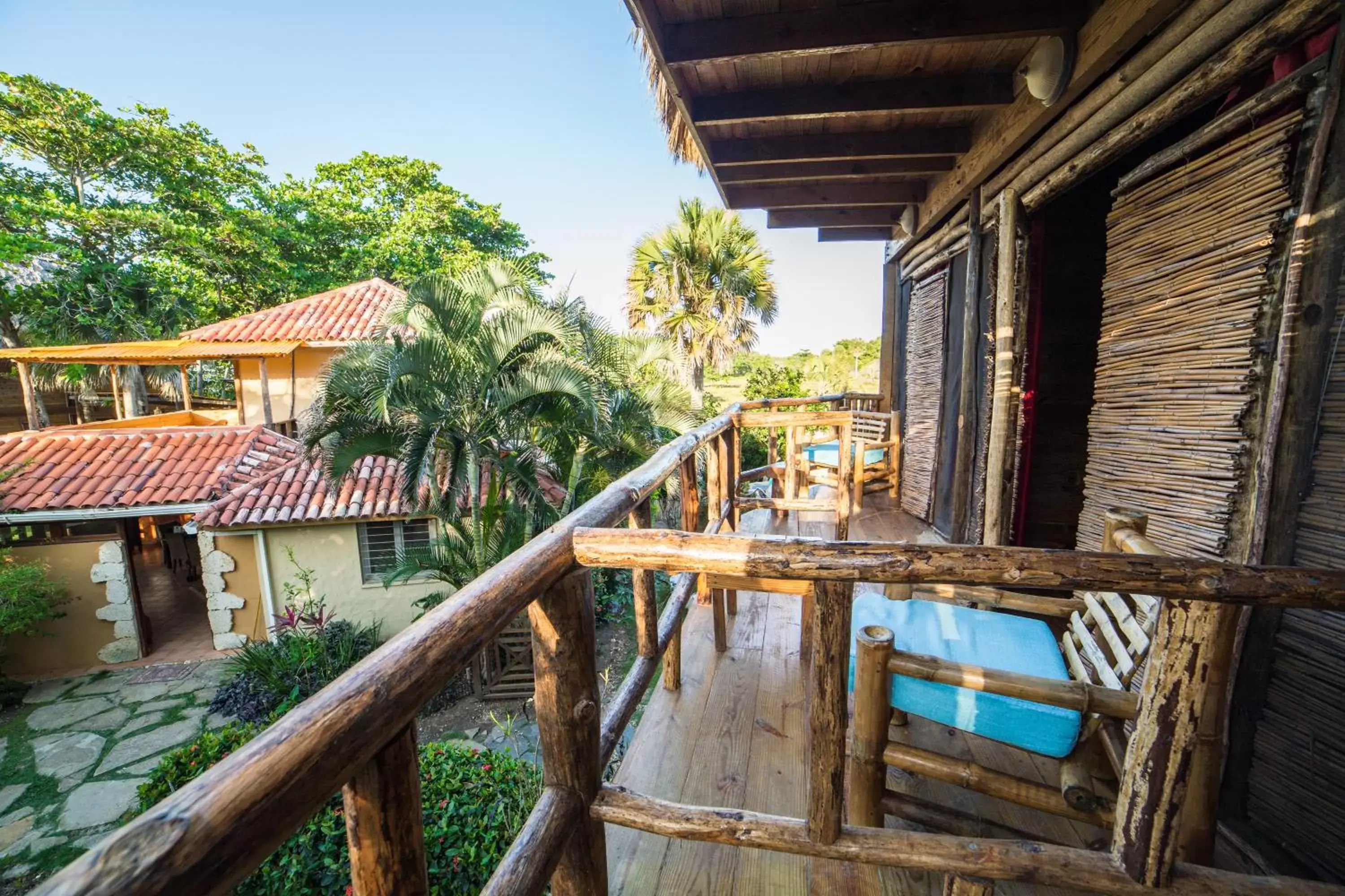 Balcony/Terrace, Pool View in Cabarete Maravilla Eco Lodge Boutique Beach Surf & Kite