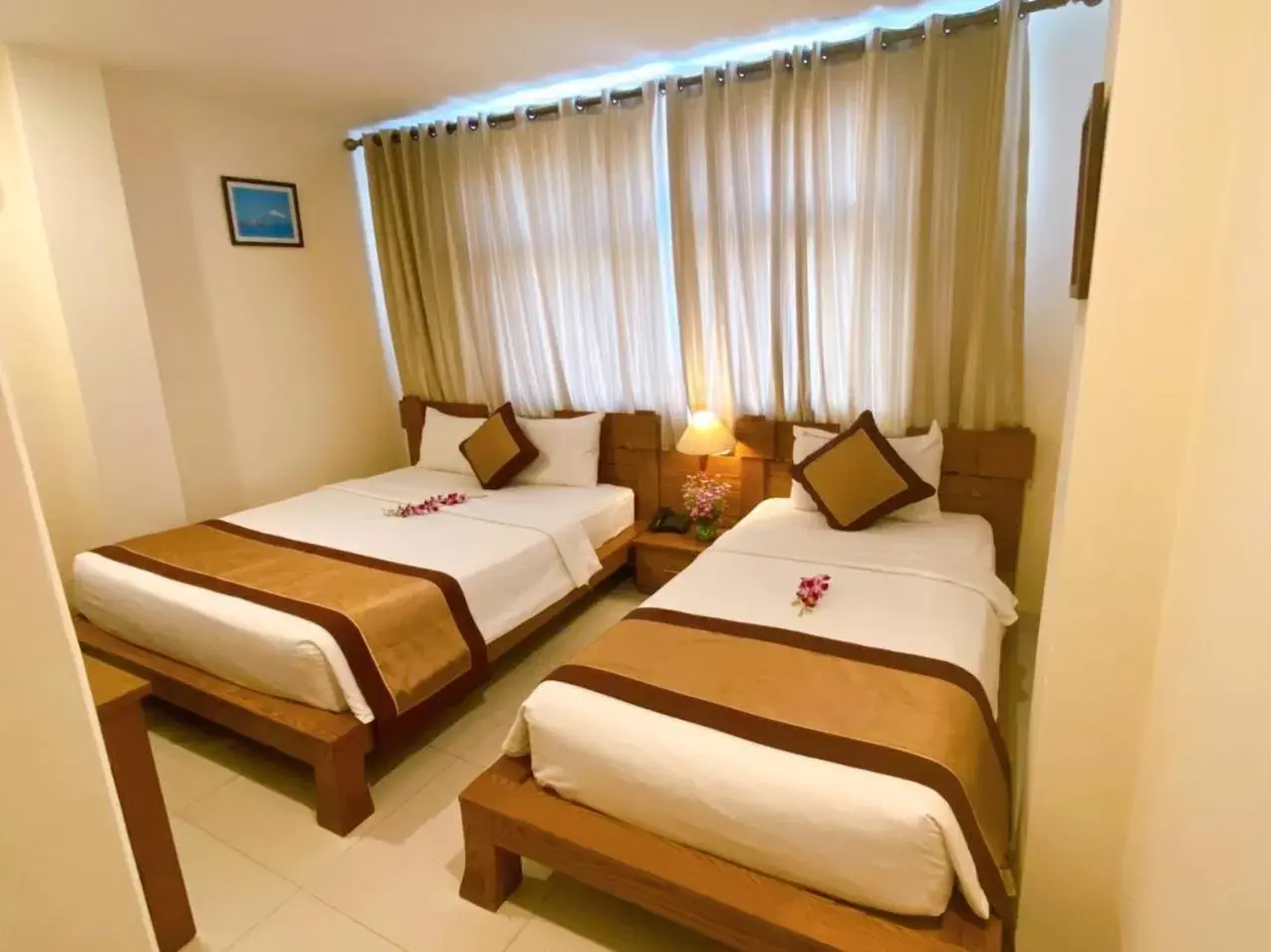 Bed in Ipeace Hotel - Bùi Viện Walking Street Bed in Ipeace Hotel - Bùi Viện Walking Street