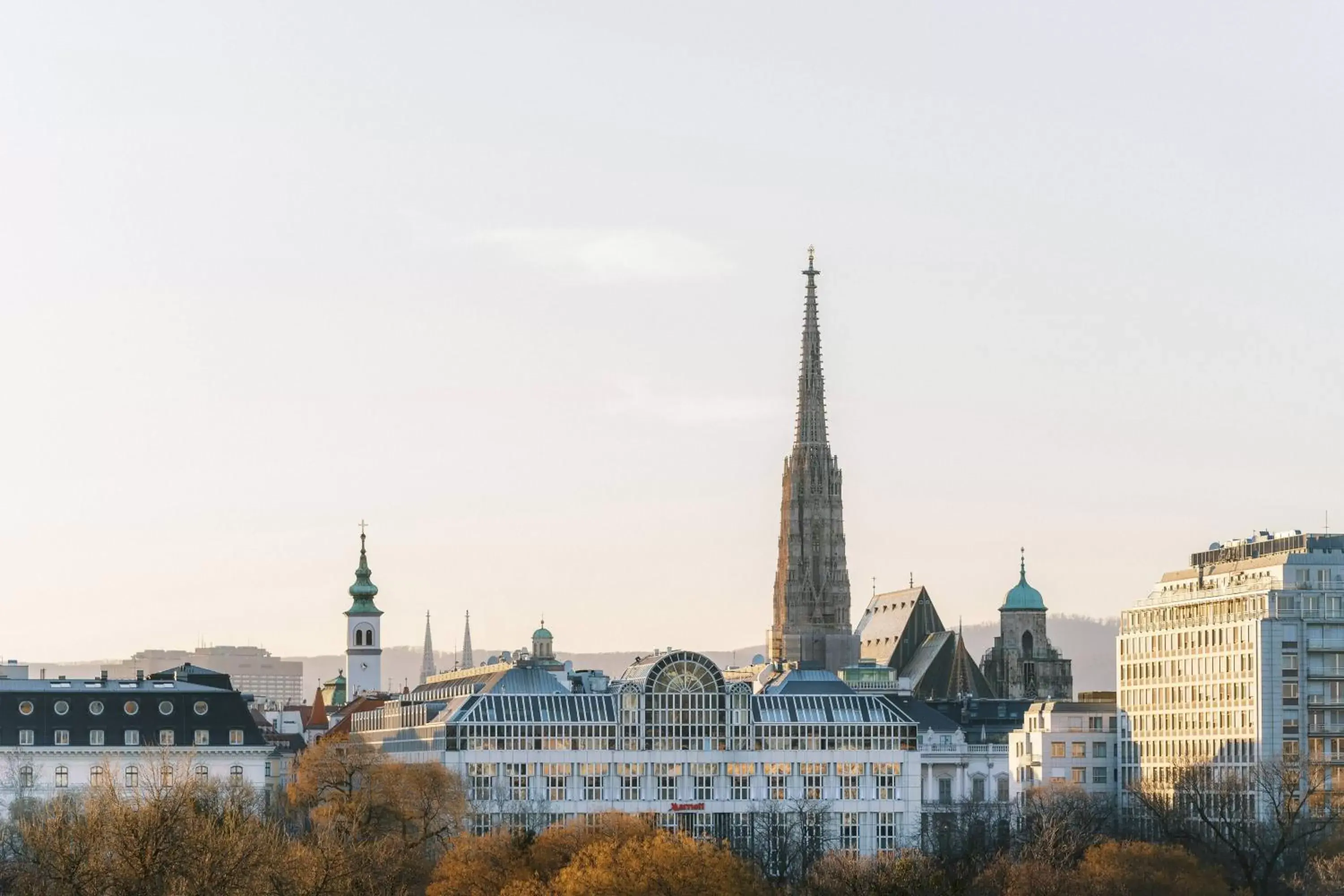 Property building in Vienna Marriott Hotel