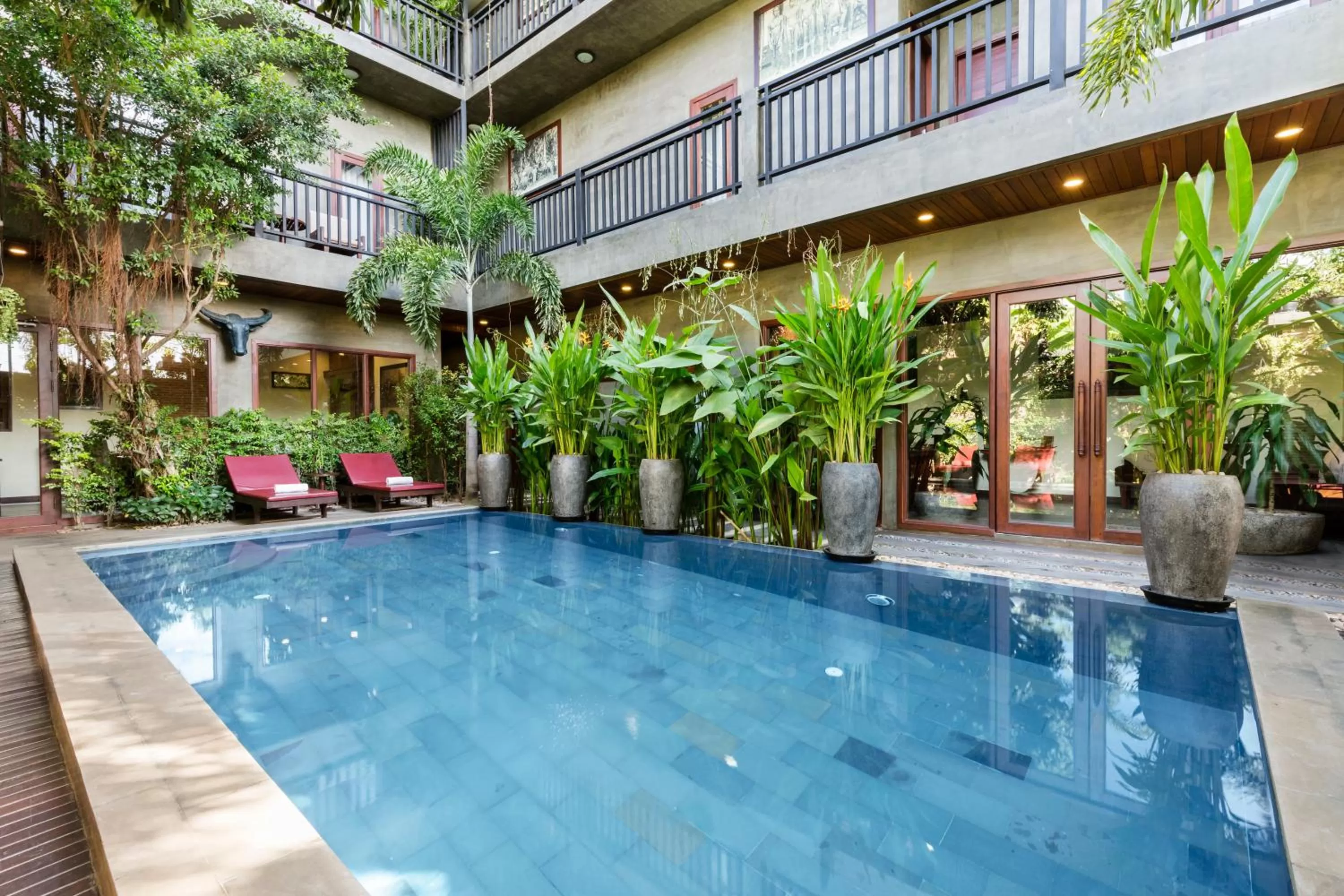 Pool view in Won Residence & Spa