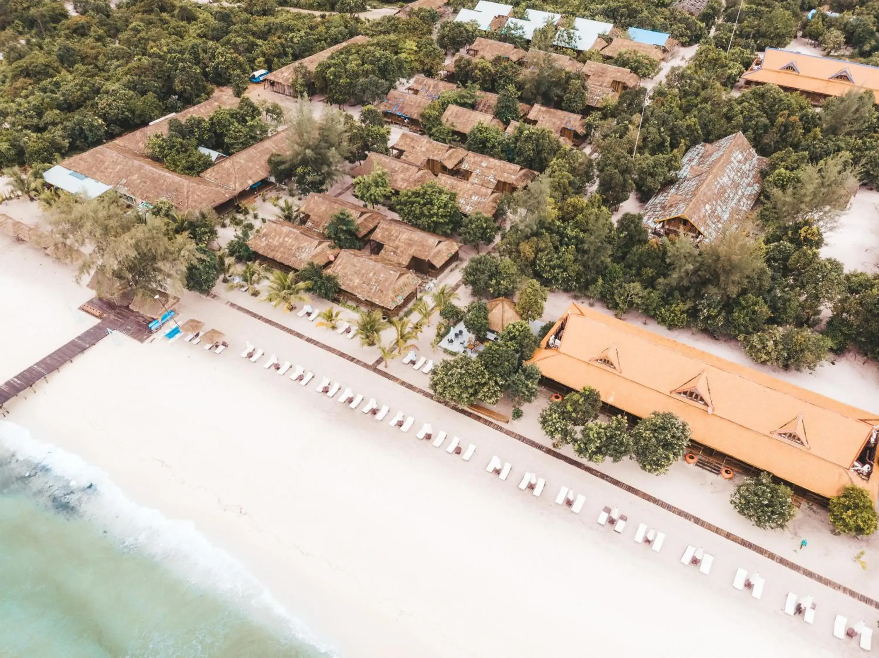 Property building, Bird's-eye View in Sok San Beach Resort