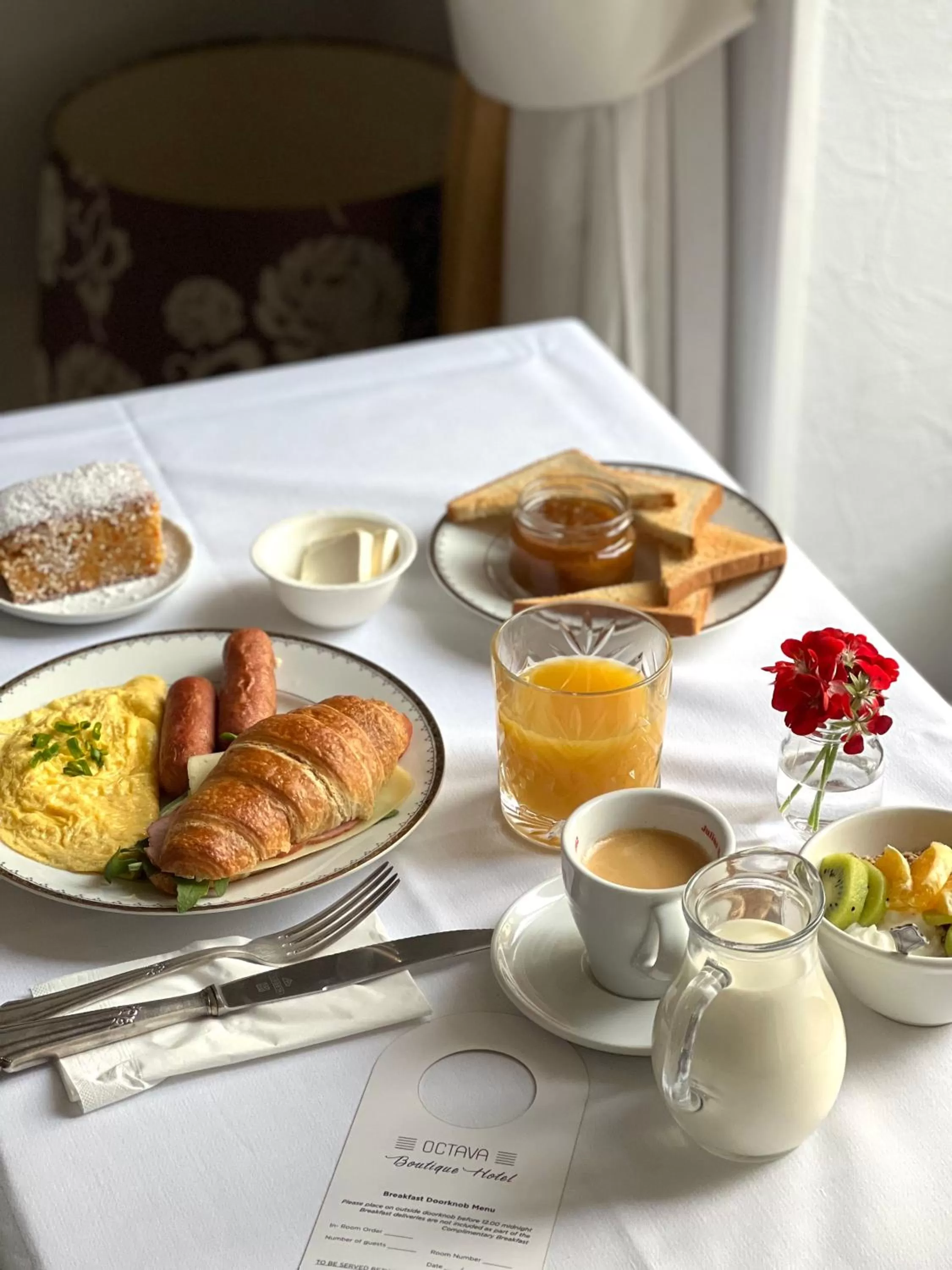 Breakfast in Octava Boutique Hotel