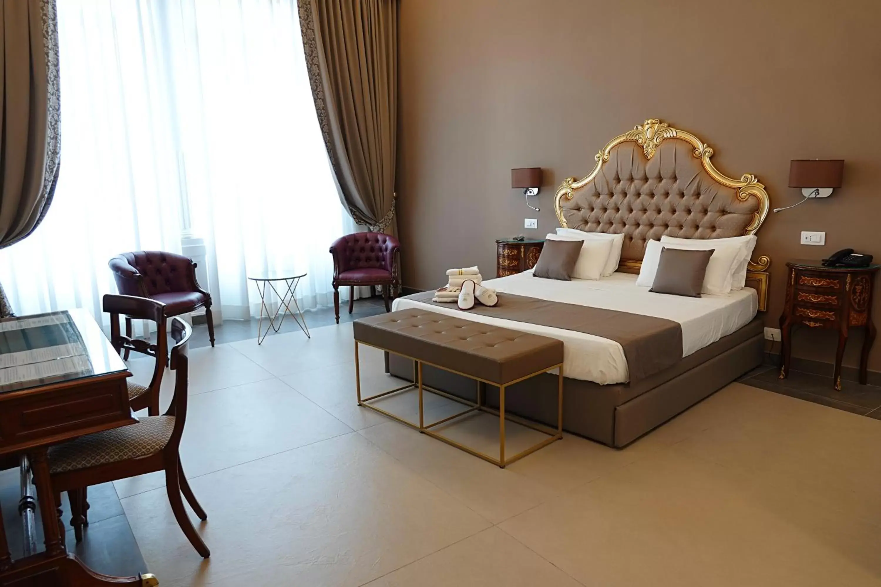 Bedroom, Bed in Hotel Art Resort Galleria Umberto