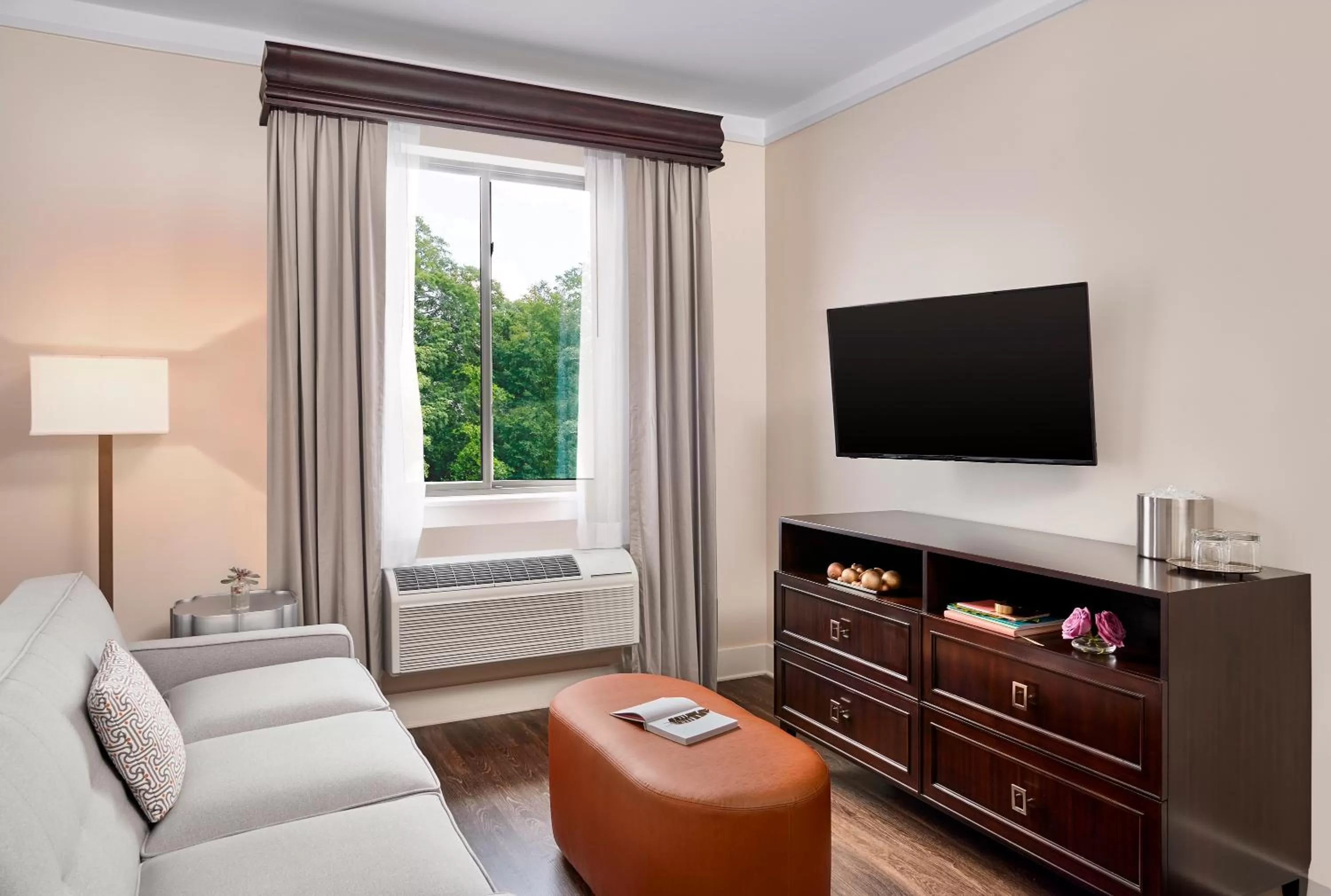 Living room in The Abernathy