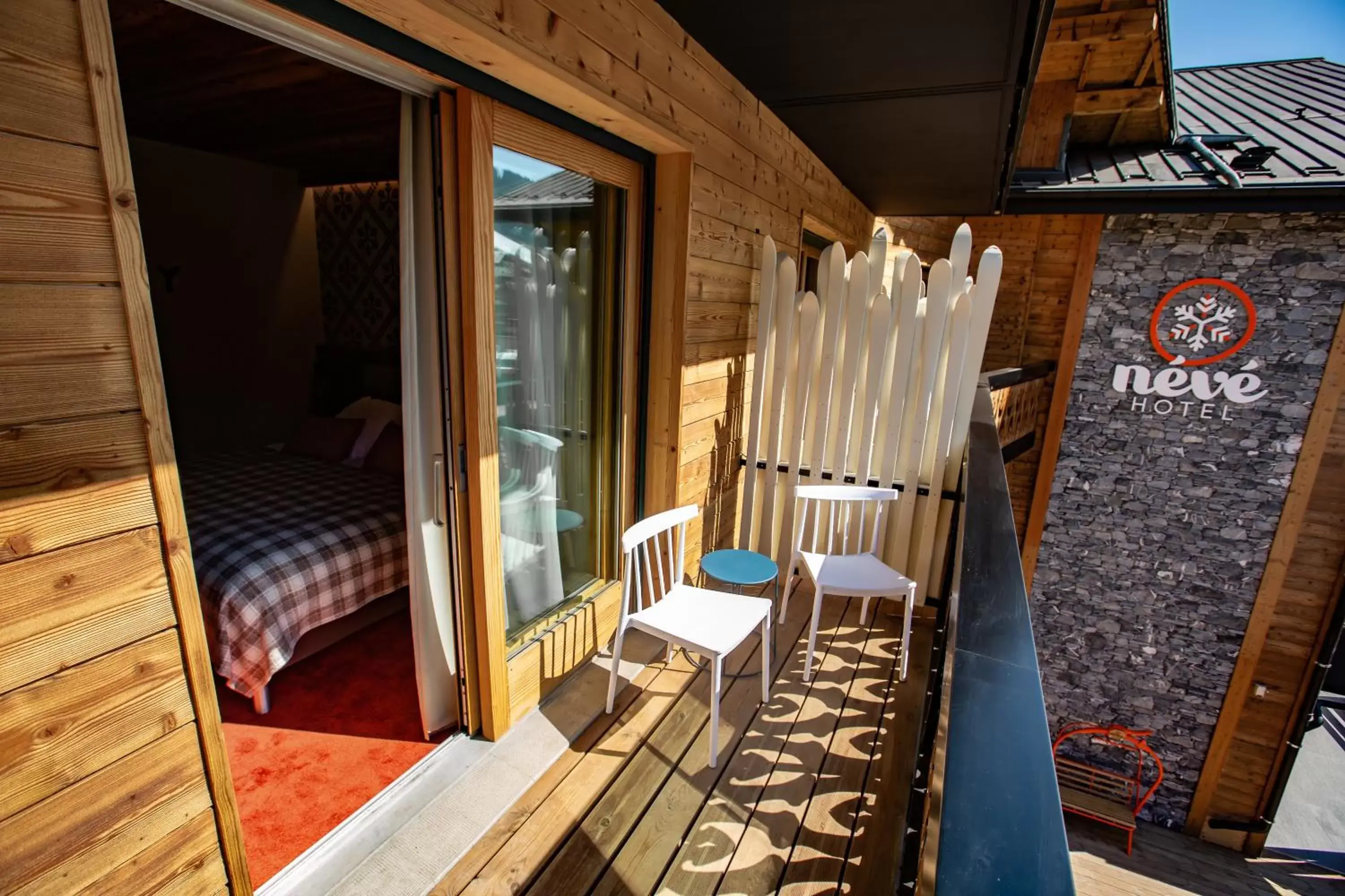 Balcony/Terrace in Hôtel Névé