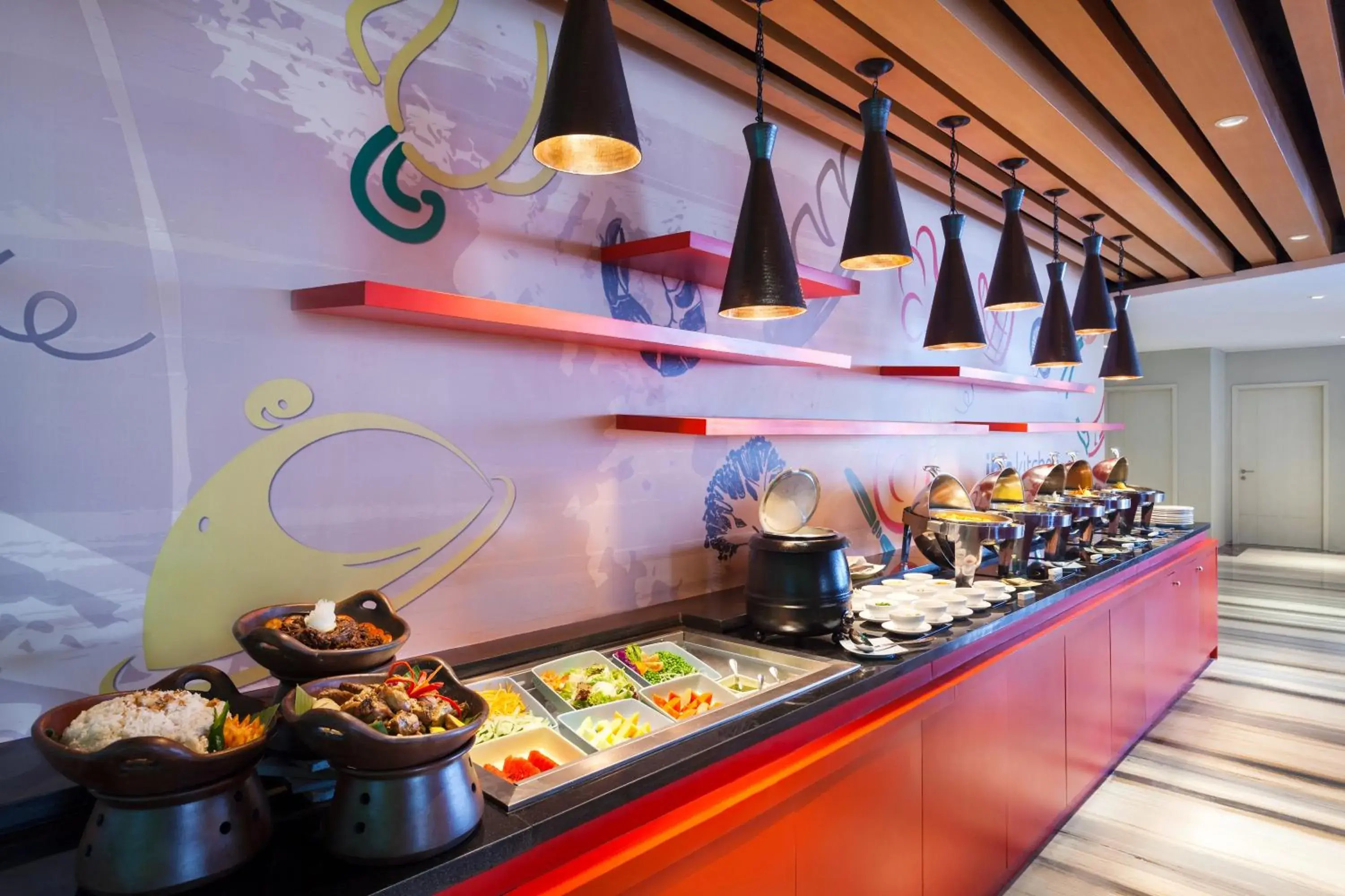 Buffet breakfast in ibis Yogyakarta Adi Sucipto